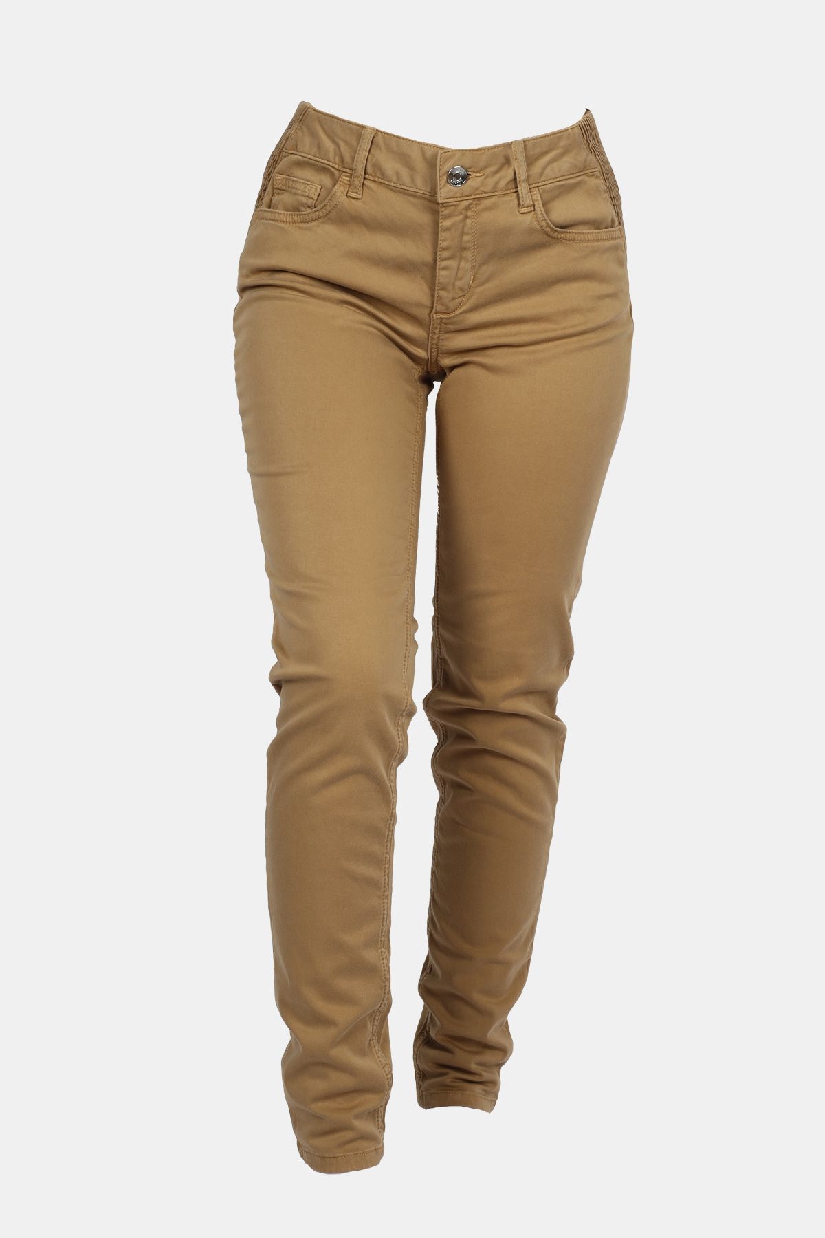 Liu Jo Kadın Örme Kumaş  Normal Bel Kısa Paça Düz Model Kahverengi Pantolon WF3166T3045-71320