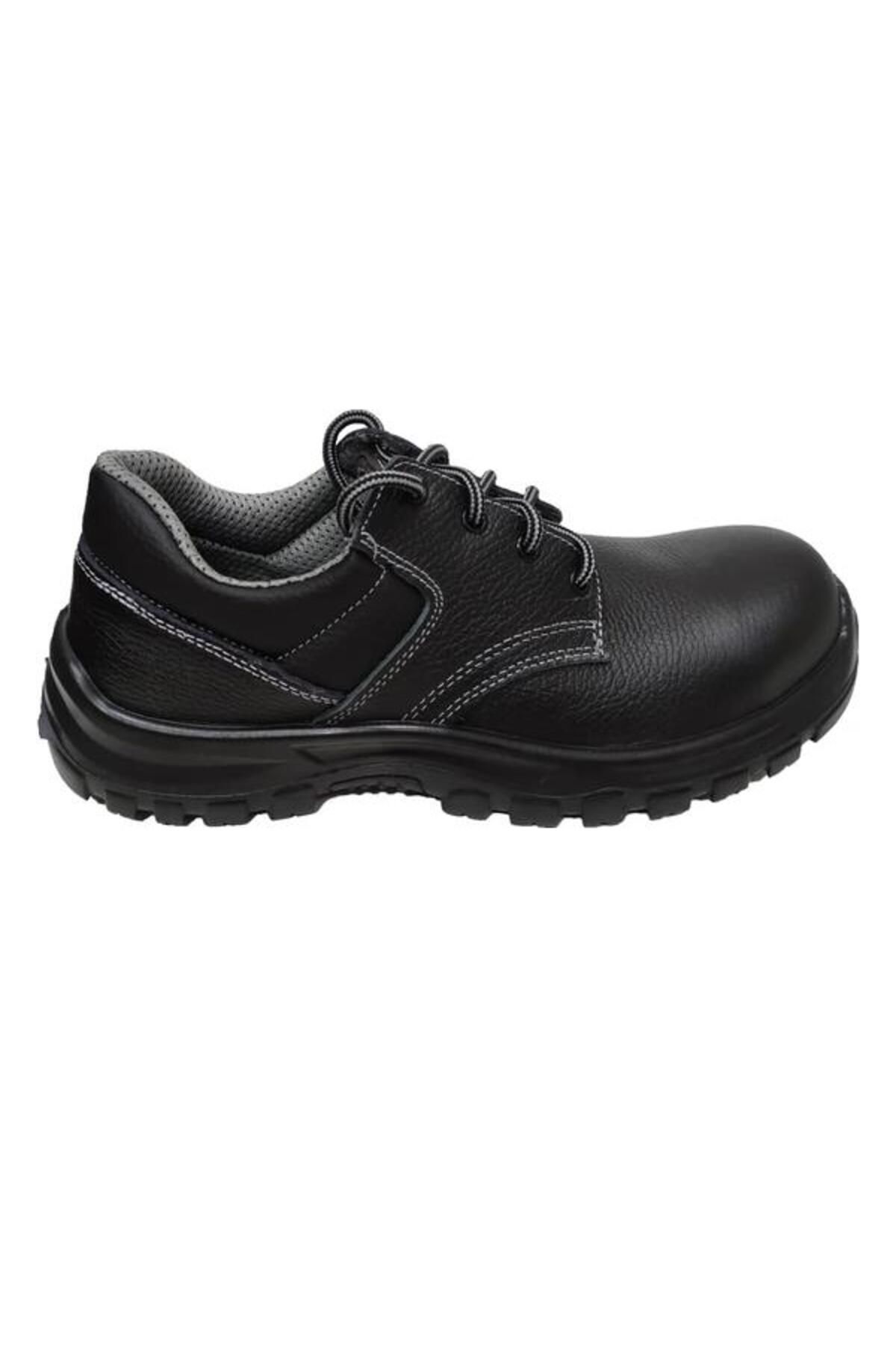 BMES Çelik Burunlu Siyah Deri Ayakkabı No: 44