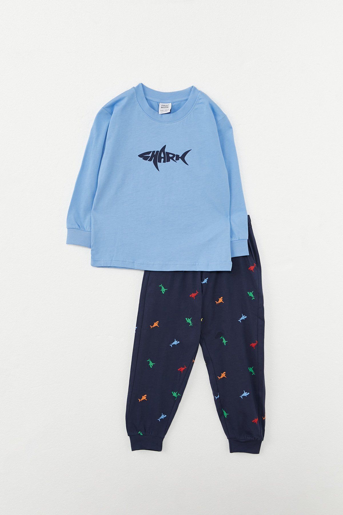PAULMARK Erkek Çocuk Baskılı  Pijama Takımı