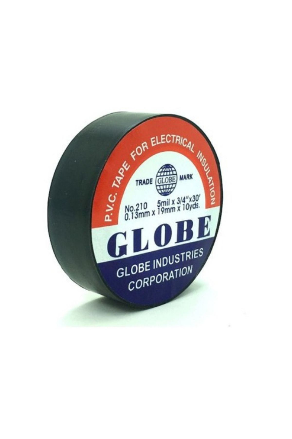 Globe Siyah Elektrik İzole Bandı 10mt