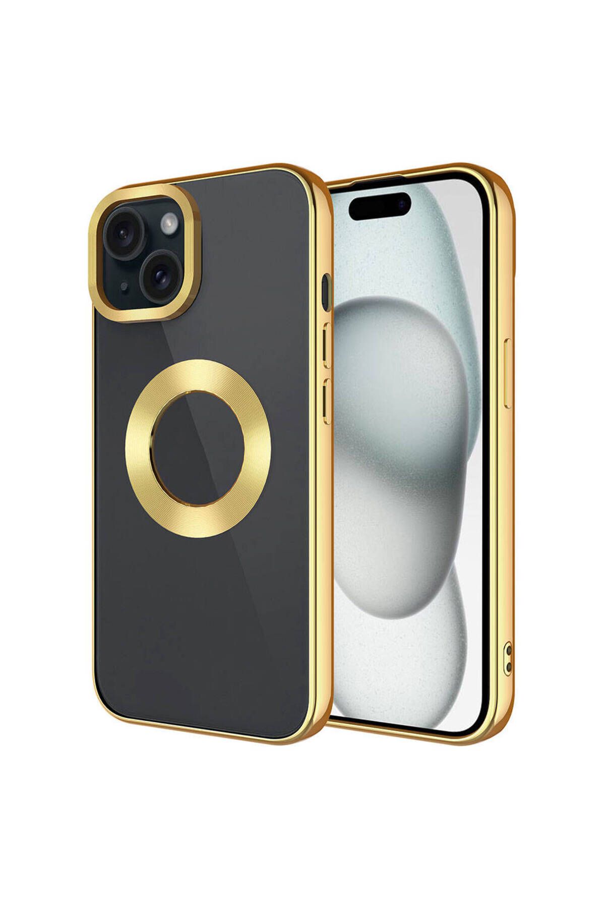 Wiku Bilişim Apple iPhone 15 Plus Kılıf Tek Kamera Çerçeveli Logo Gösteren Pasifik Omega Kapak