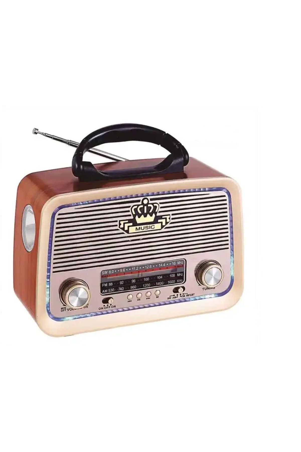 All Avcill Wanda Nara 301 Eskitme Nostalji Tasarımlı Bluetoothlu Nostalji Radyo Fm-sd Kart-aux