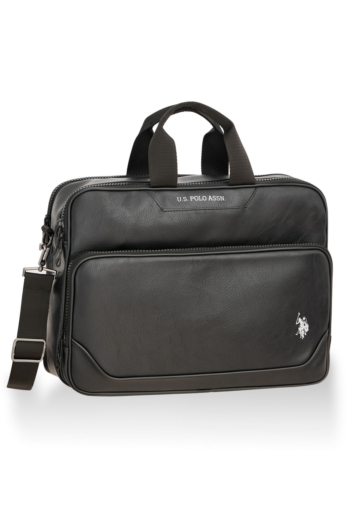 U.S. Polo Assn. U.S. Polo Assn 23666-23667 Evrak çantası laptop çantası askılı çanta Macbook SİYAH