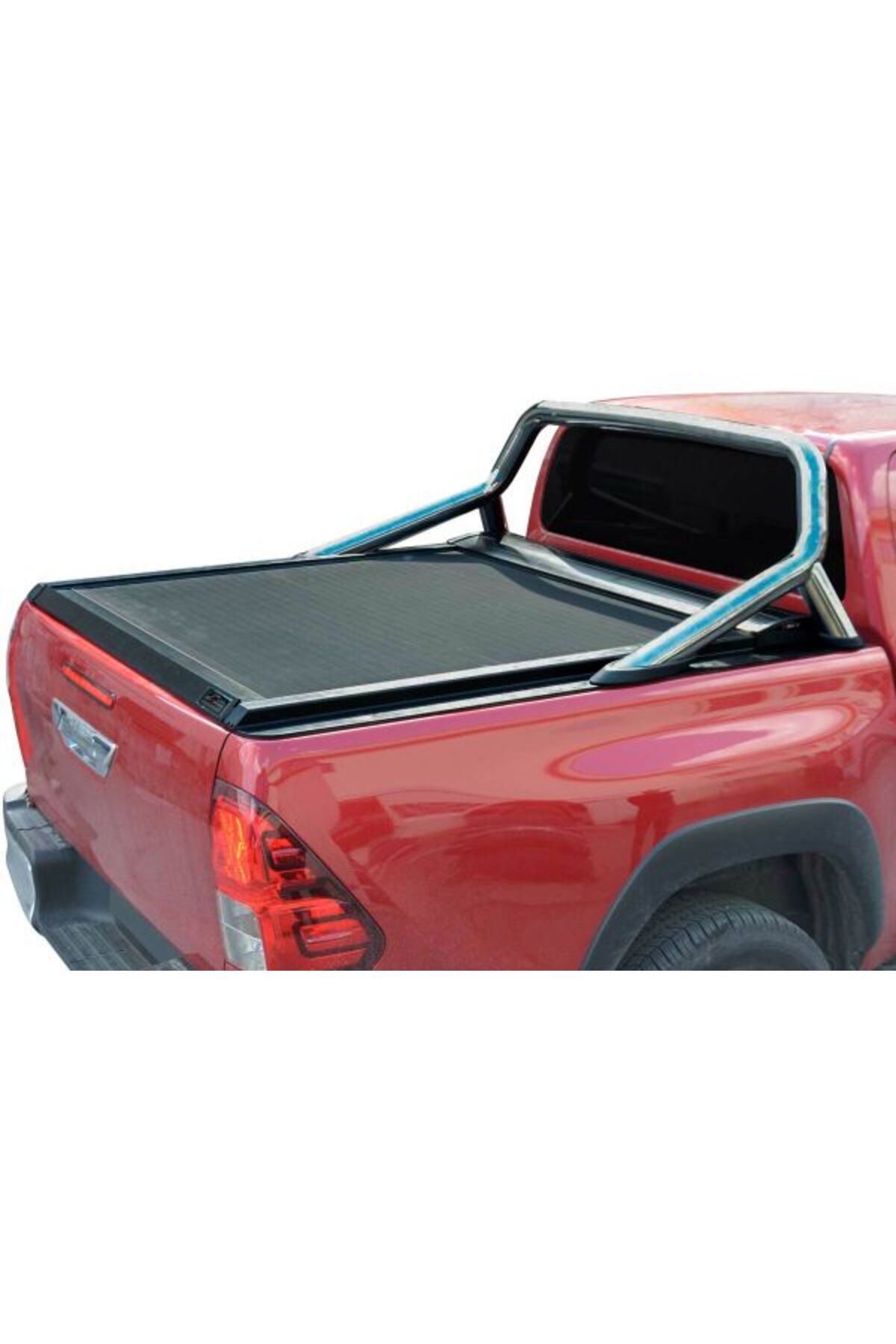 Omsa Toyota Hilux Omback Sürgülü Bagaj Kapama Siyah Rollbarlı Için 2020 Ve Sonrası