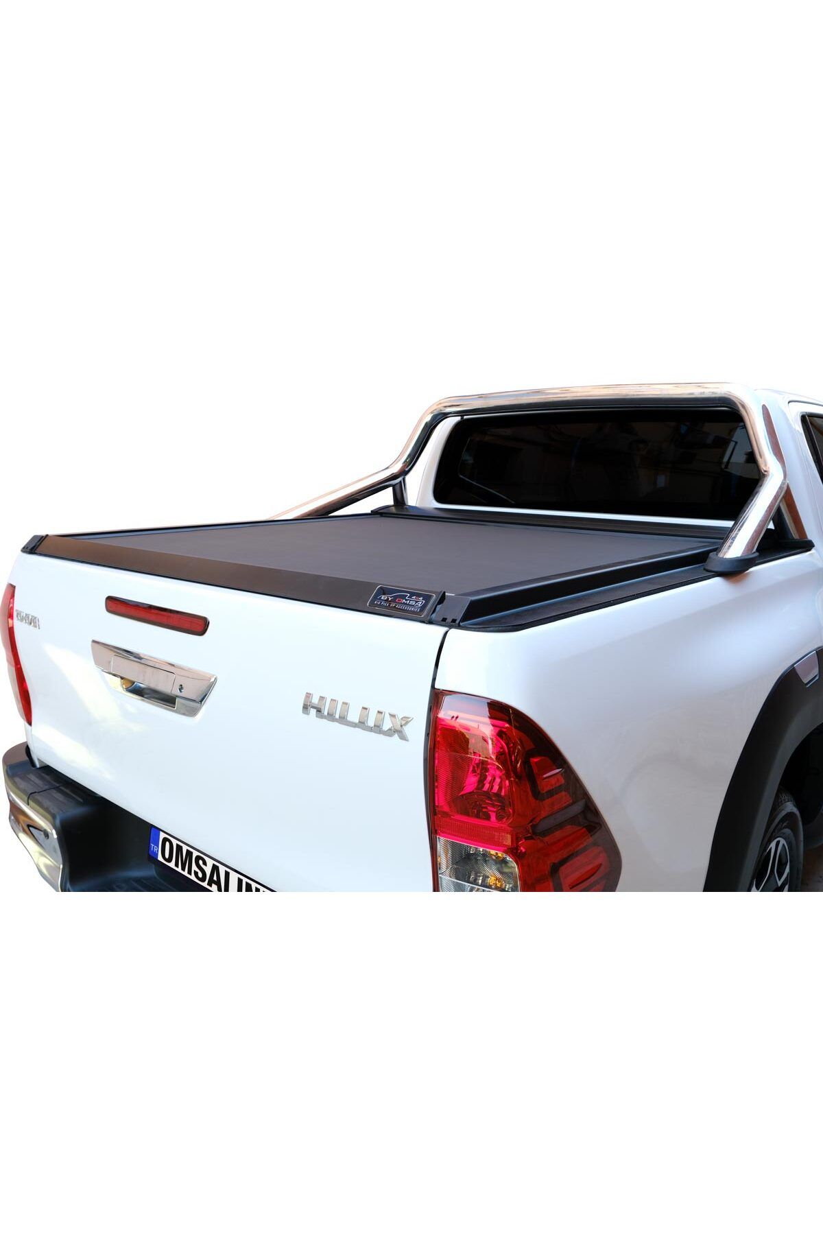 Omsa Toyota Hilux Omback Sürgülü Bagaj Kapama Orjinal Rollbar Için Siyah 2015 Ve Sonrası