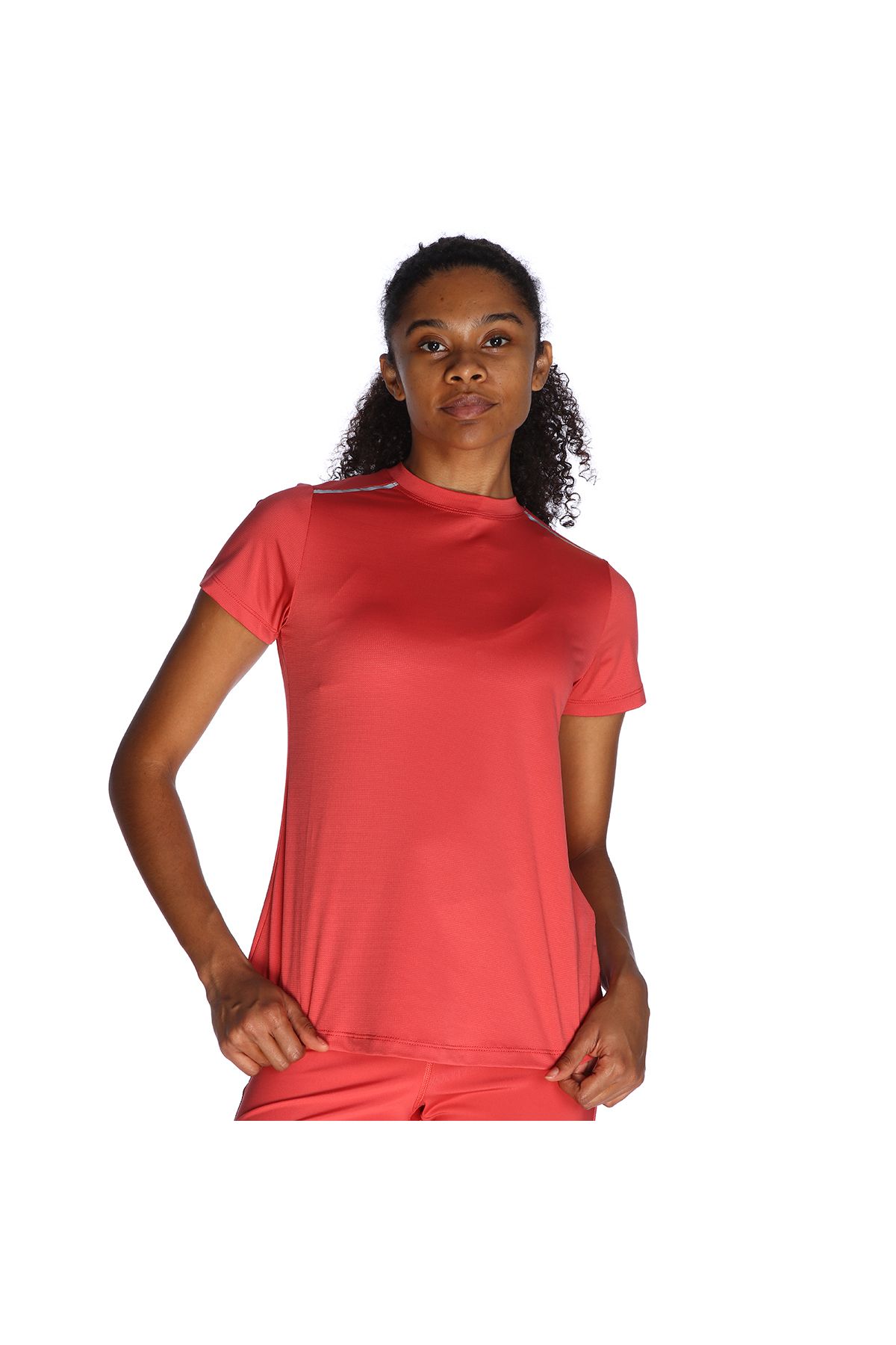 Sportive Cuore Kadın Kırmızı Günlük Stil T-Shirt 23KKTP18D02-AST