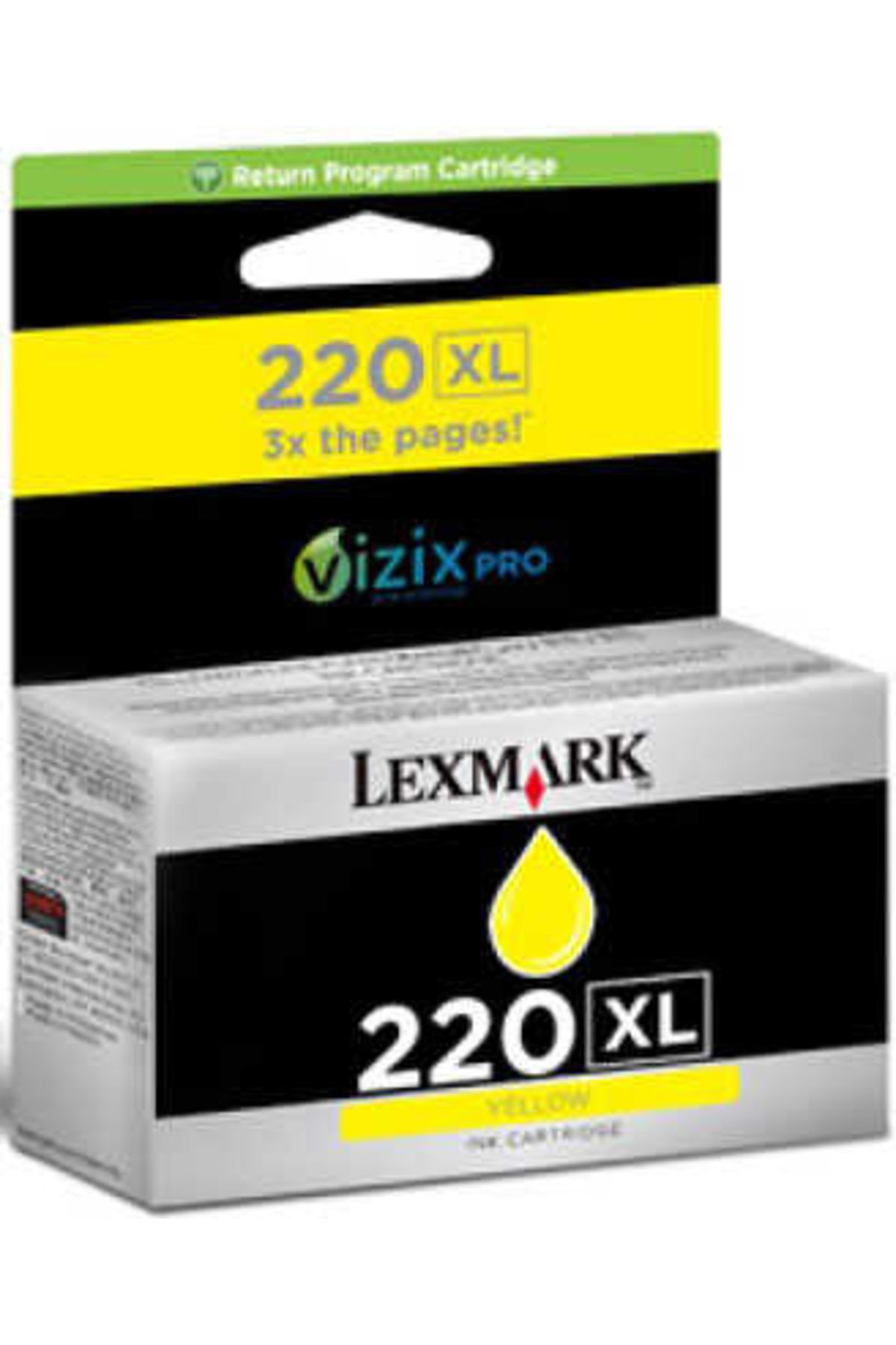 Lexmark HPZR Lexmark 220XL-14L0177A Sarı  Kartuş