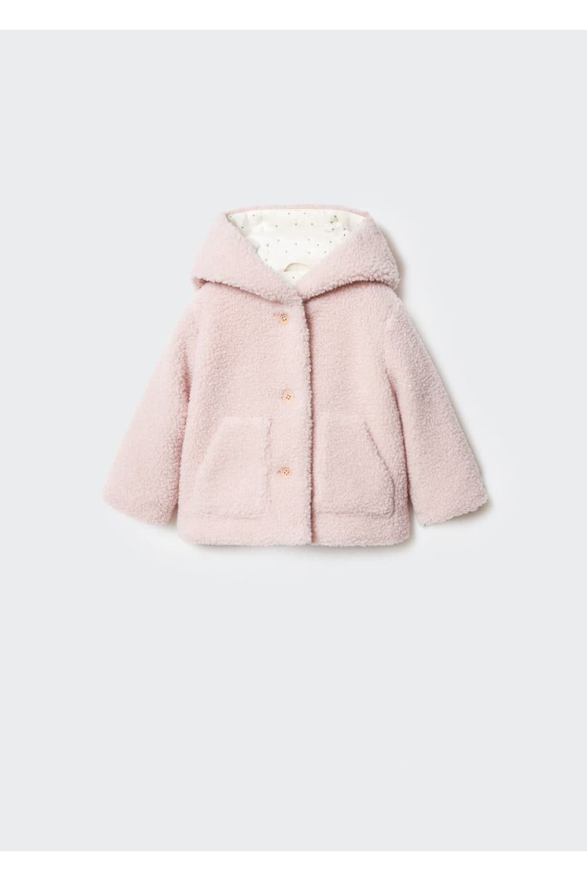 MANGO Baby Kürk görünümlü palto