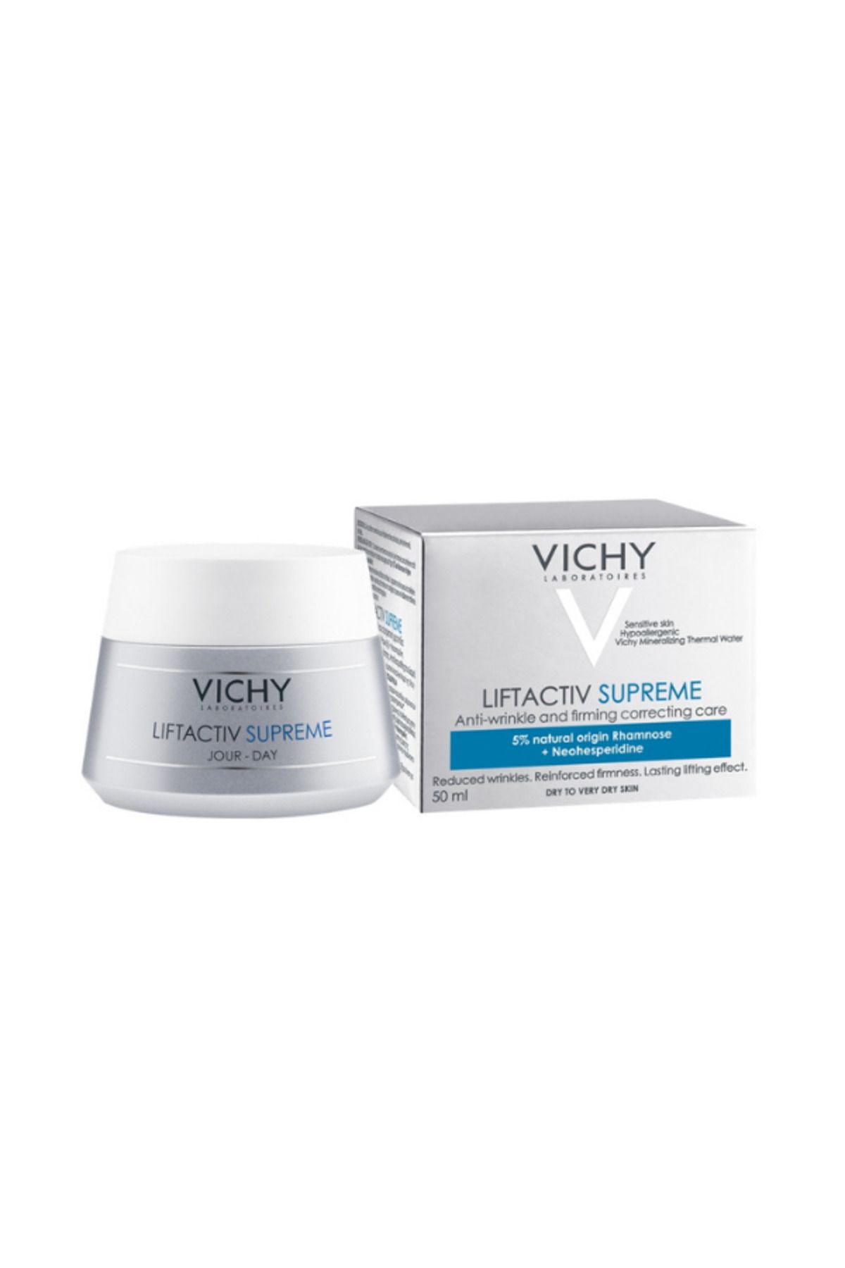 Vichy En derin kırışıklar ve cilt dokusu yaşlanmasına karşı etkili dermokozmetik gündüz yüz kremi