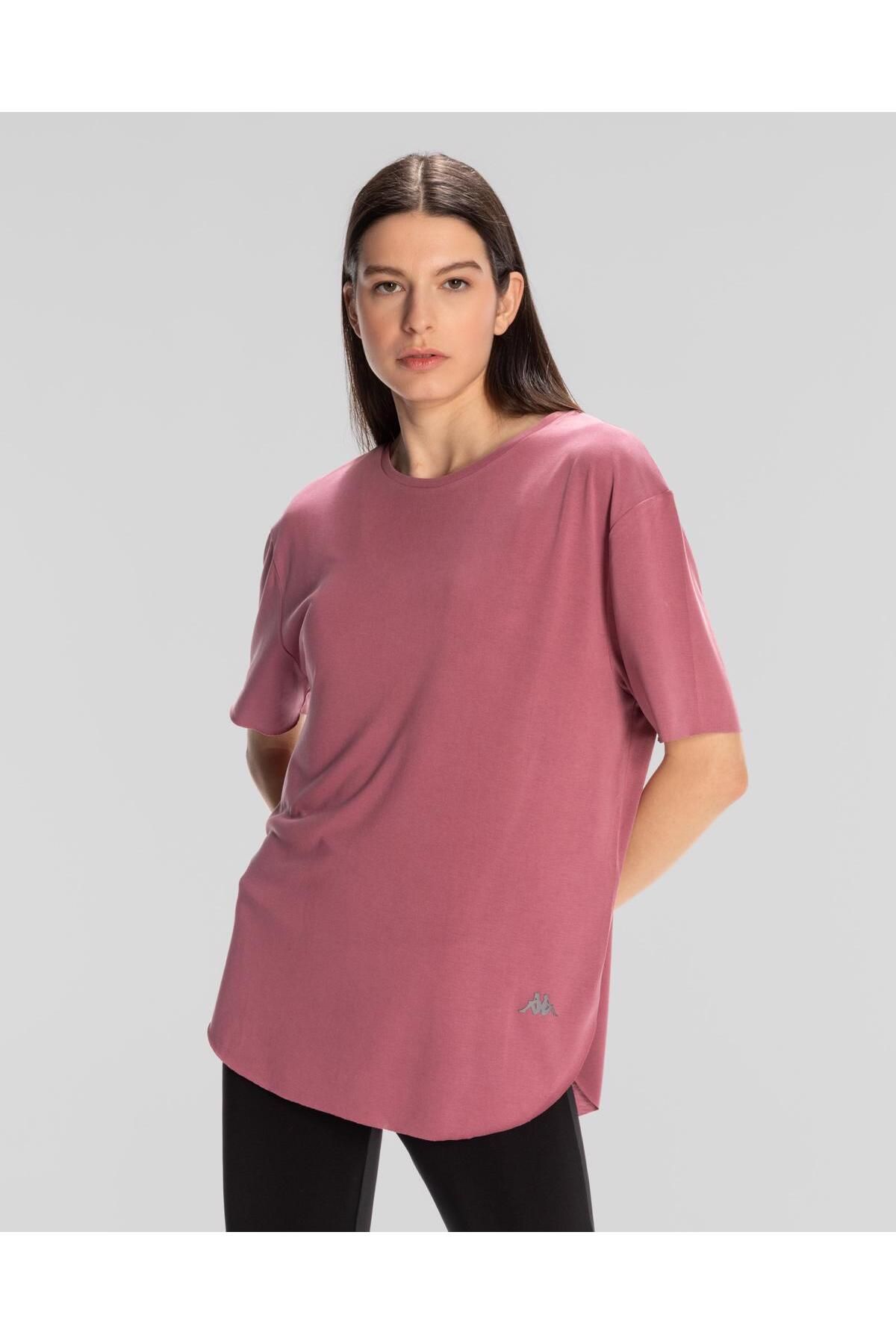 Kappa Elsie Tshirt Kadın Gül Kurusu Regular Fit Tişört