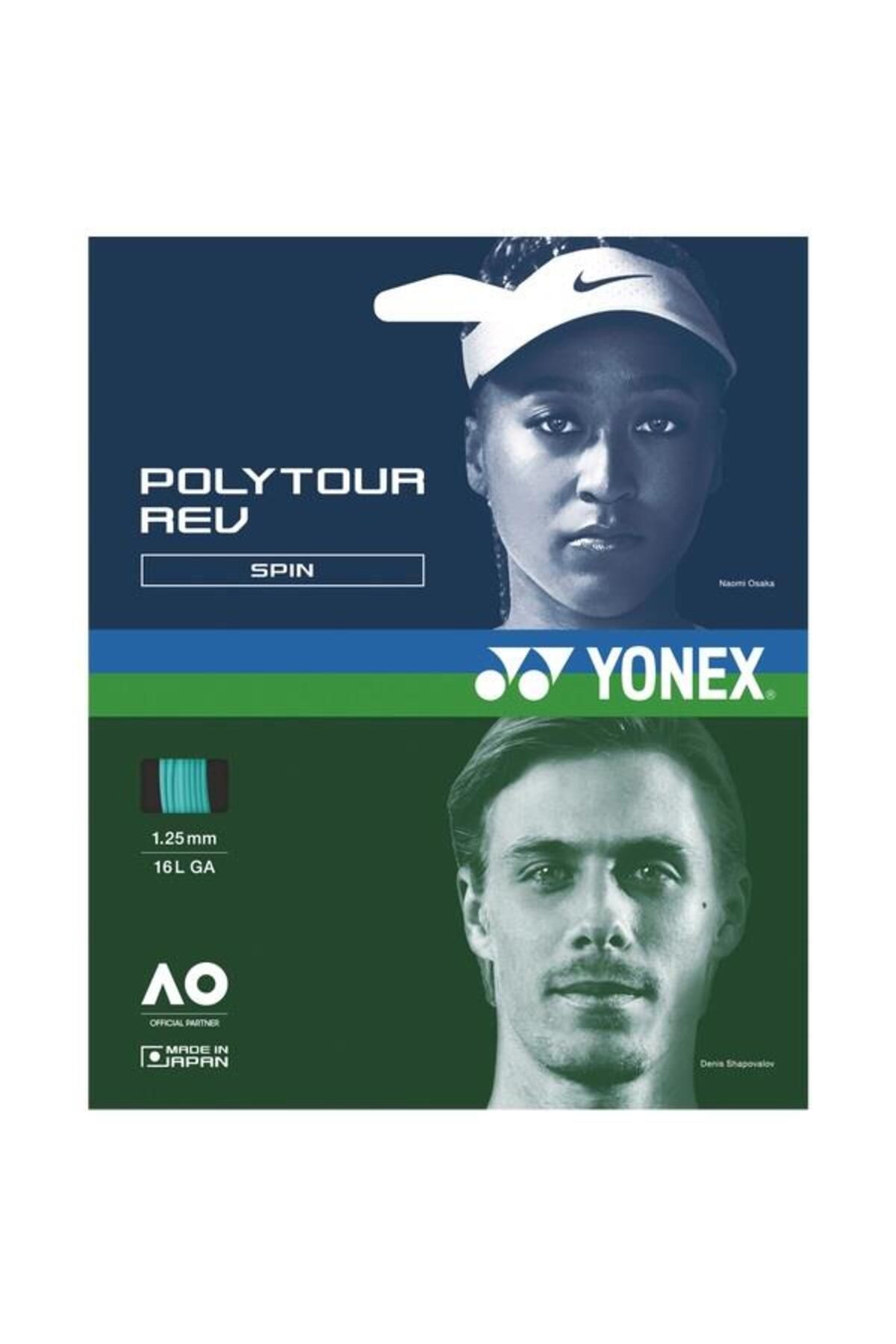Yonex Poly Tour Rev 1.25 12M Mint Yeşili Tenis Kordajı