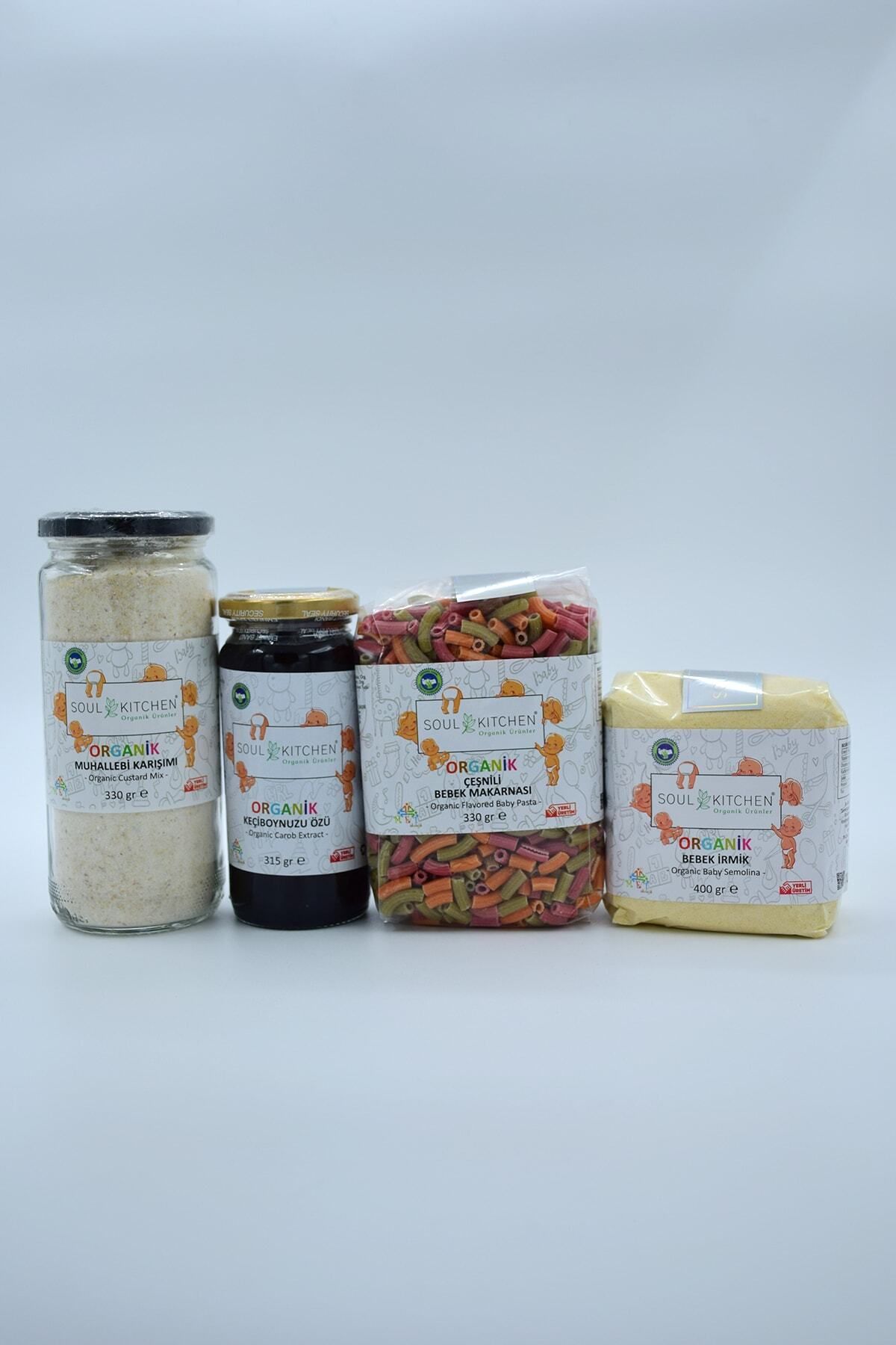 Soul Kitchen Organik Ürünler Organik Bebek Ek Gıda Seti +6ay 4lü Paket Model 6