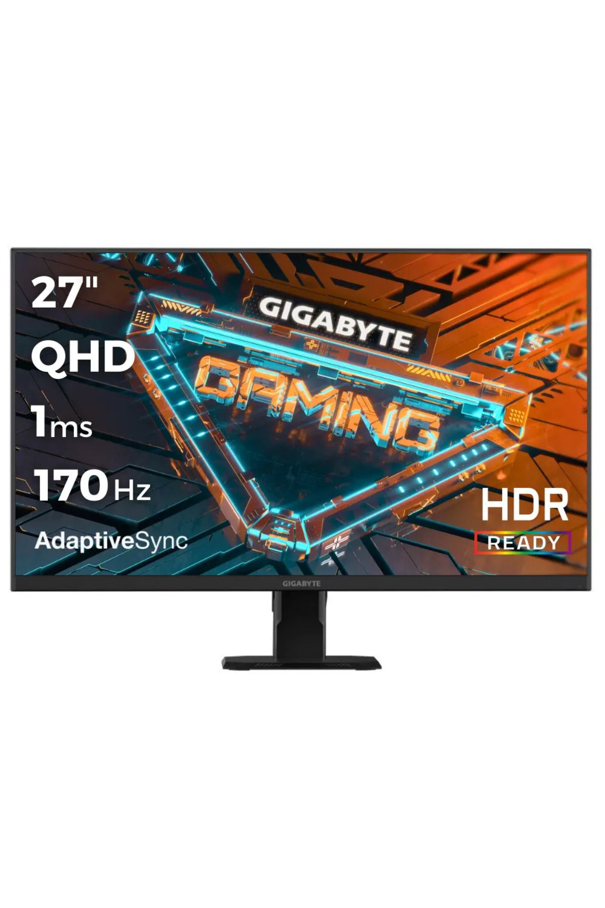 Gigabyte GS27Q 27 2560x1440 170Hz (OC) 1ms HDMI DP IPS Gaming Monitör