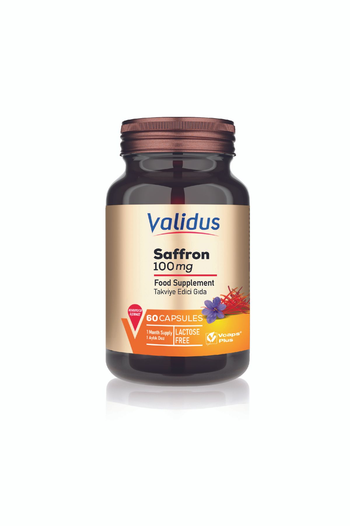 Validus Wellness Safran 100 mg 60 Kapsül