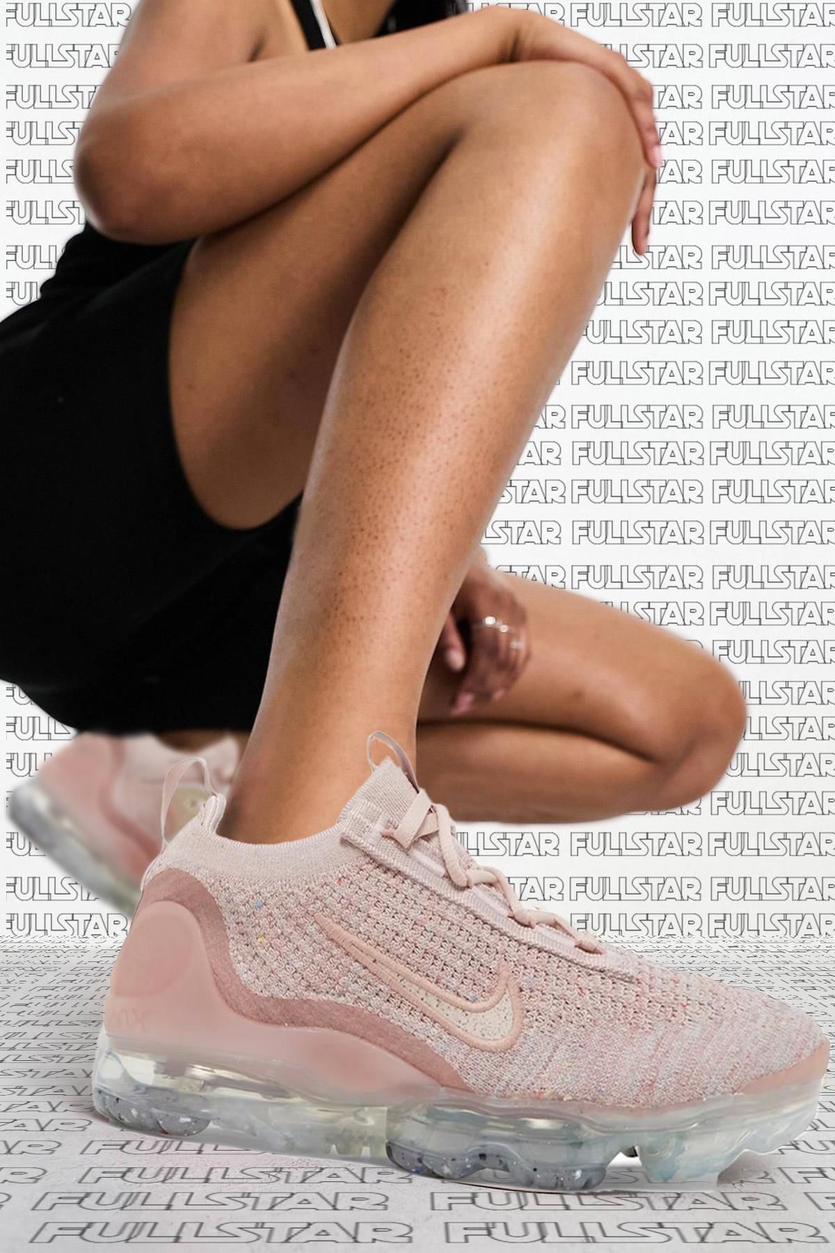 Nike Air VaporMax 2021 Flyknit Sneaker Pink Kadın Spor Ayakkabı Pembe