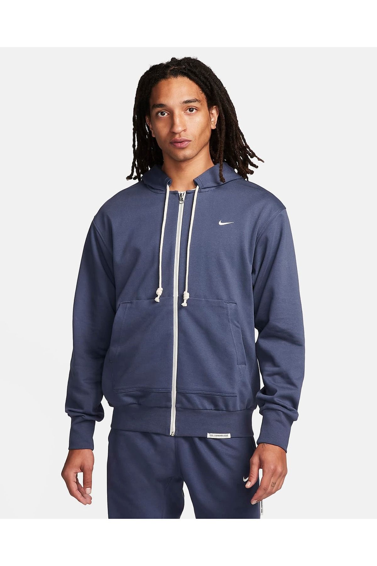Nike NikeDri Fit Standard Issue Full-Zip Hoodie Erkek Sweatshirt DQ5816-410