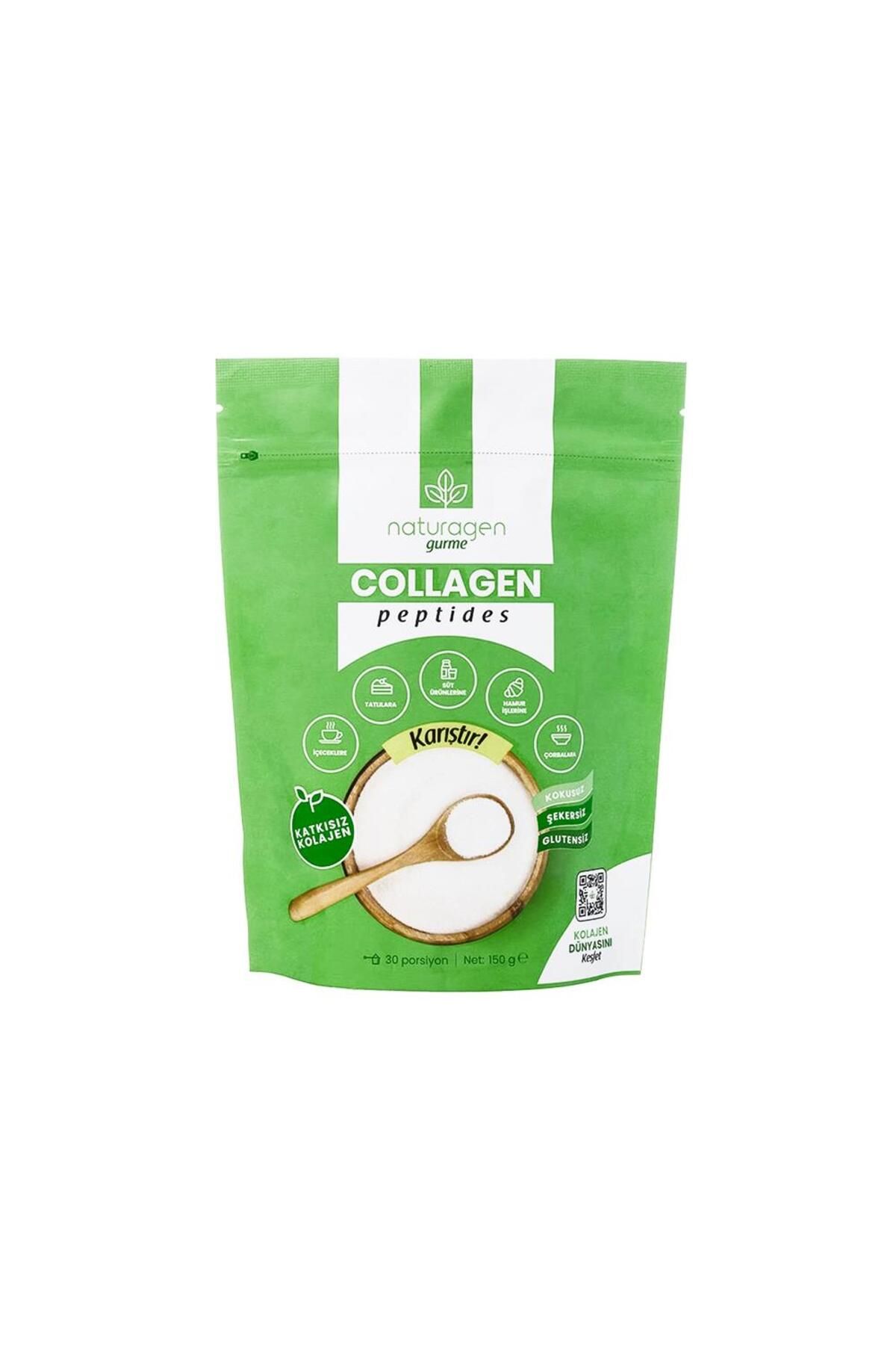 Naturagen Kolajen Gurme %100 Saf Collagen Peptit 150 Gram(tip1&tip3 Sığır Toz Kolajen Peptit Helal Sertifikalı