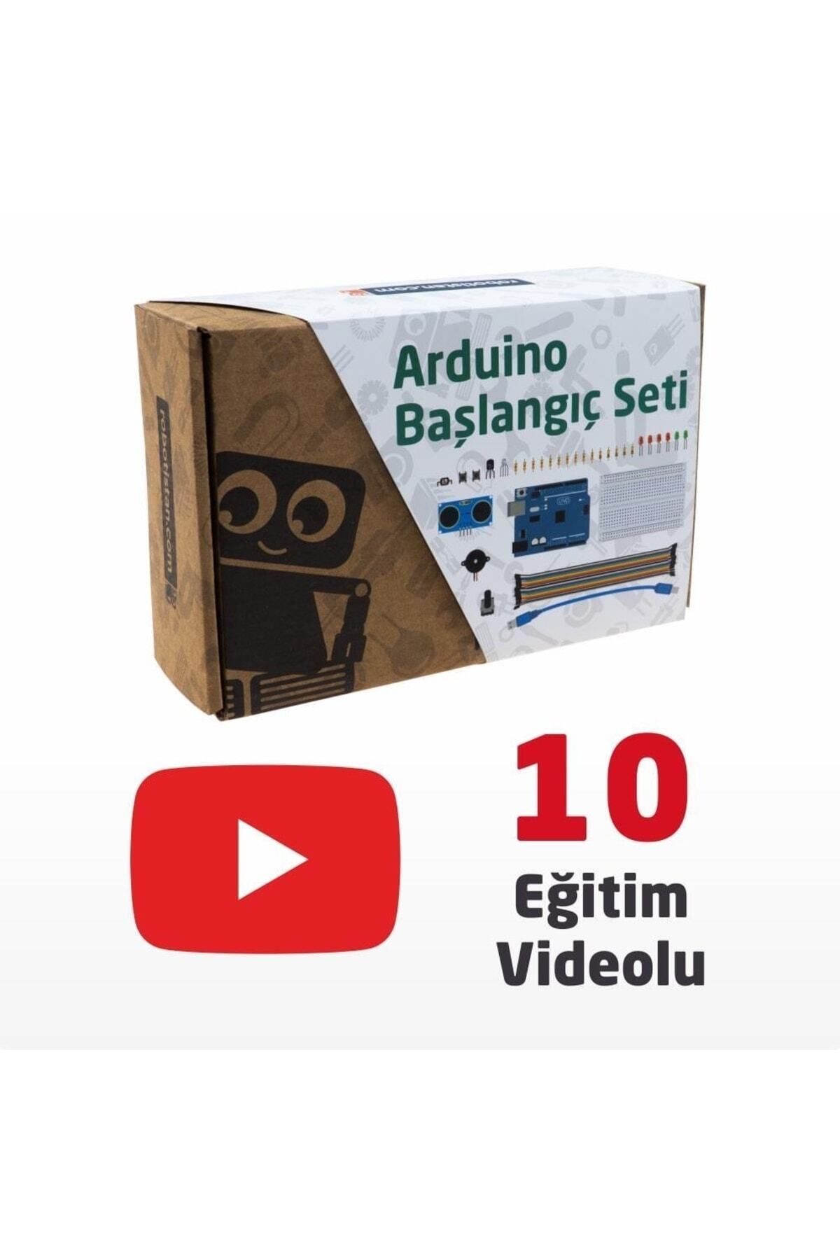 Robotistan Arduino Uno Uyumlu R3 Başlangıç Seti - E-kitaplı Ve Videolu