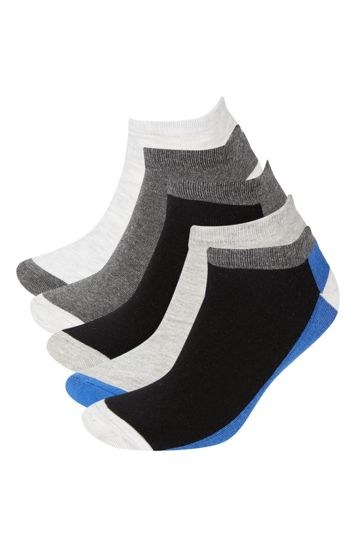 Defacto Erkek 5li Patik Çorap T7178azns
