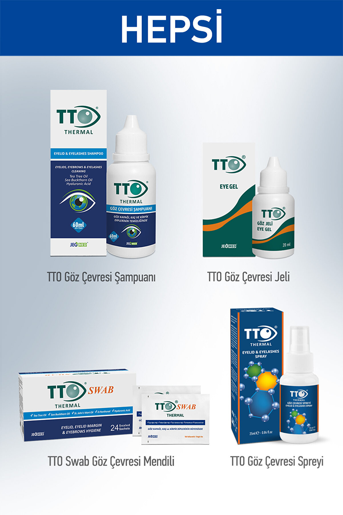 Tto Göz Hastalıkları Tedavi Destek Paketi (çay Ağacı Yağı / Tea Tree Oıl)
