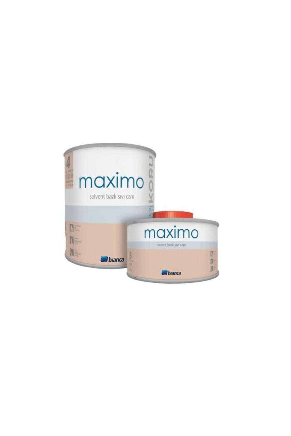 Bianca Maximo Solvent Bazlı Şeffaf Parlak Sıvı Cam 500 gr