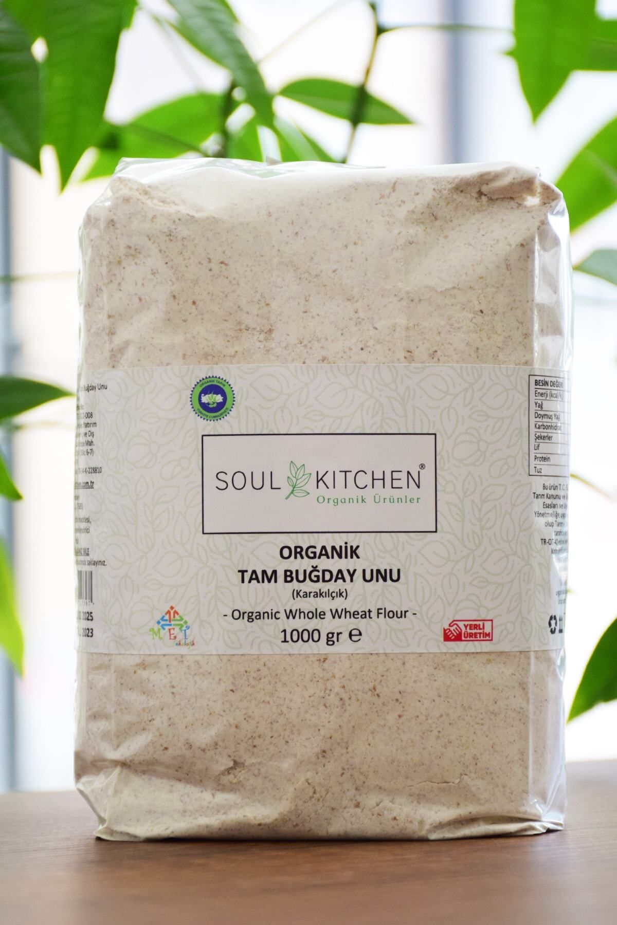 Soul Kitchen Organik Ürünler Organik Tam Buğday Unu (karakılçık) 1000gr