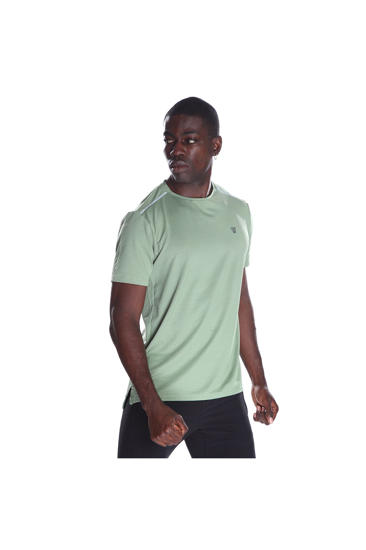 Sportive Conforto Erkek Yeşil Günlük Stil T-Shirt 22KETP18D01-SGE