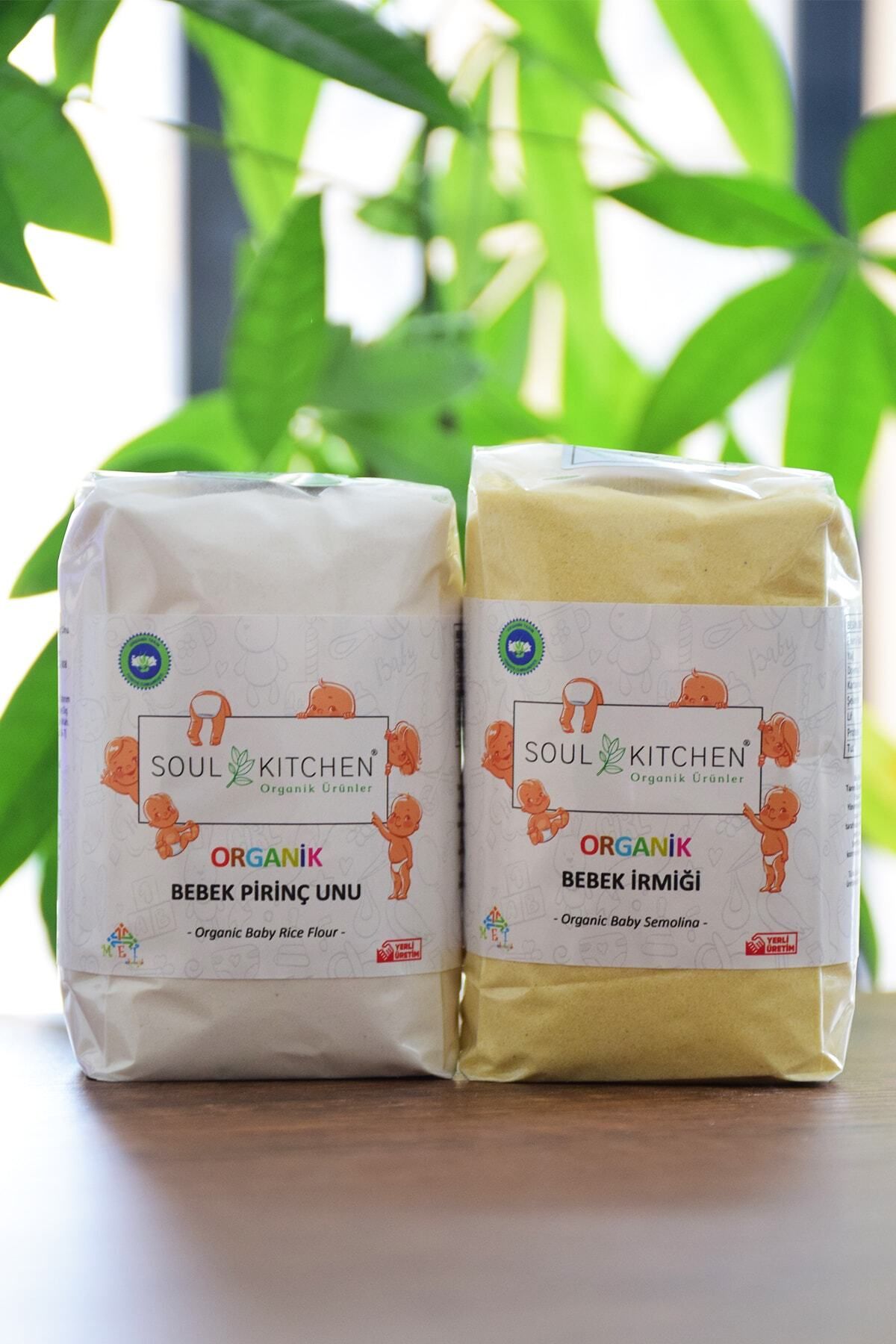 Soul Kitchen Organik Ürünler Organik Bebek İrmiği + Organik Bebek Pirinç Unu Avantaj Paket (2x250gr)