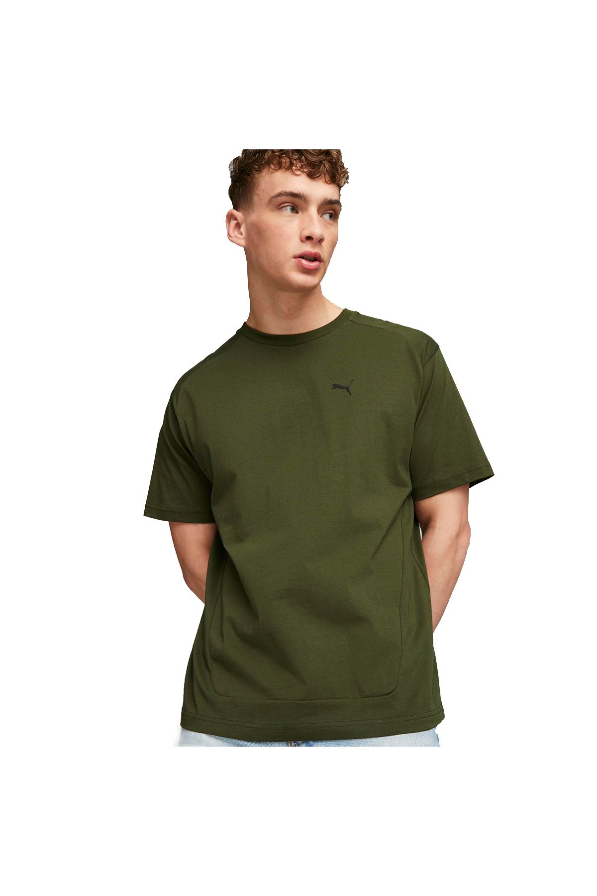 Puma Rad/Cal Erkek Yeşil Günlük Stil T-Shirt 67588631