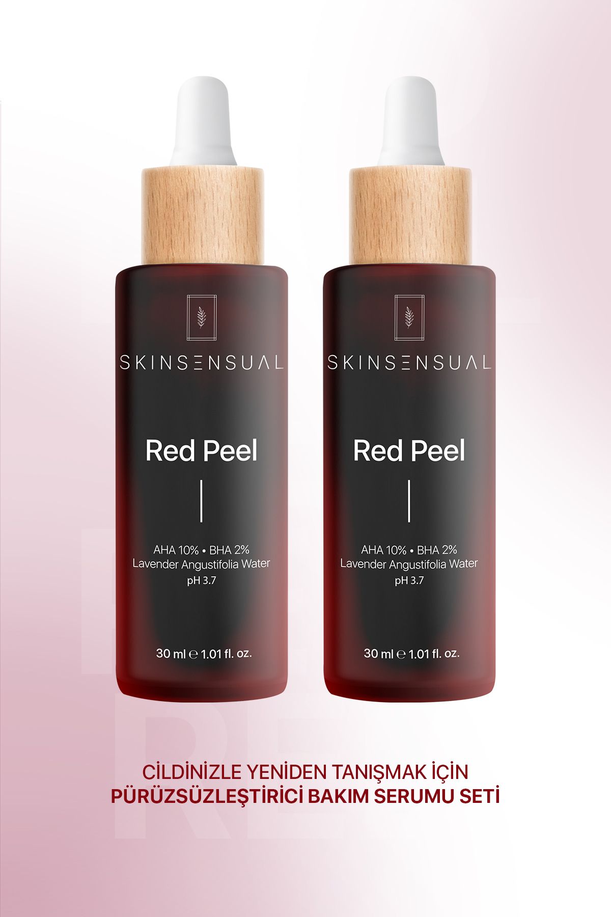 Skin Sensual Avantajlı Red Peel Tanışma Paketi  Cilt Tonu Eşitleyici Kırmızı Peeling Serum