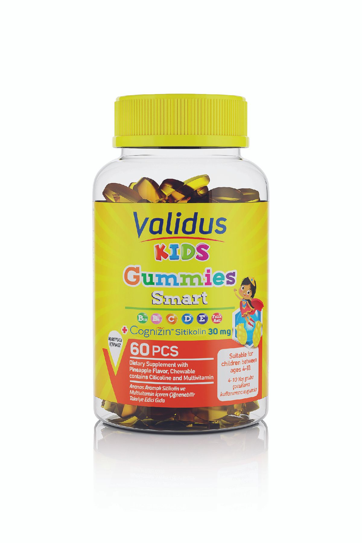 Validus Kids Smart Cognizin Sitikolin 60 Gummies