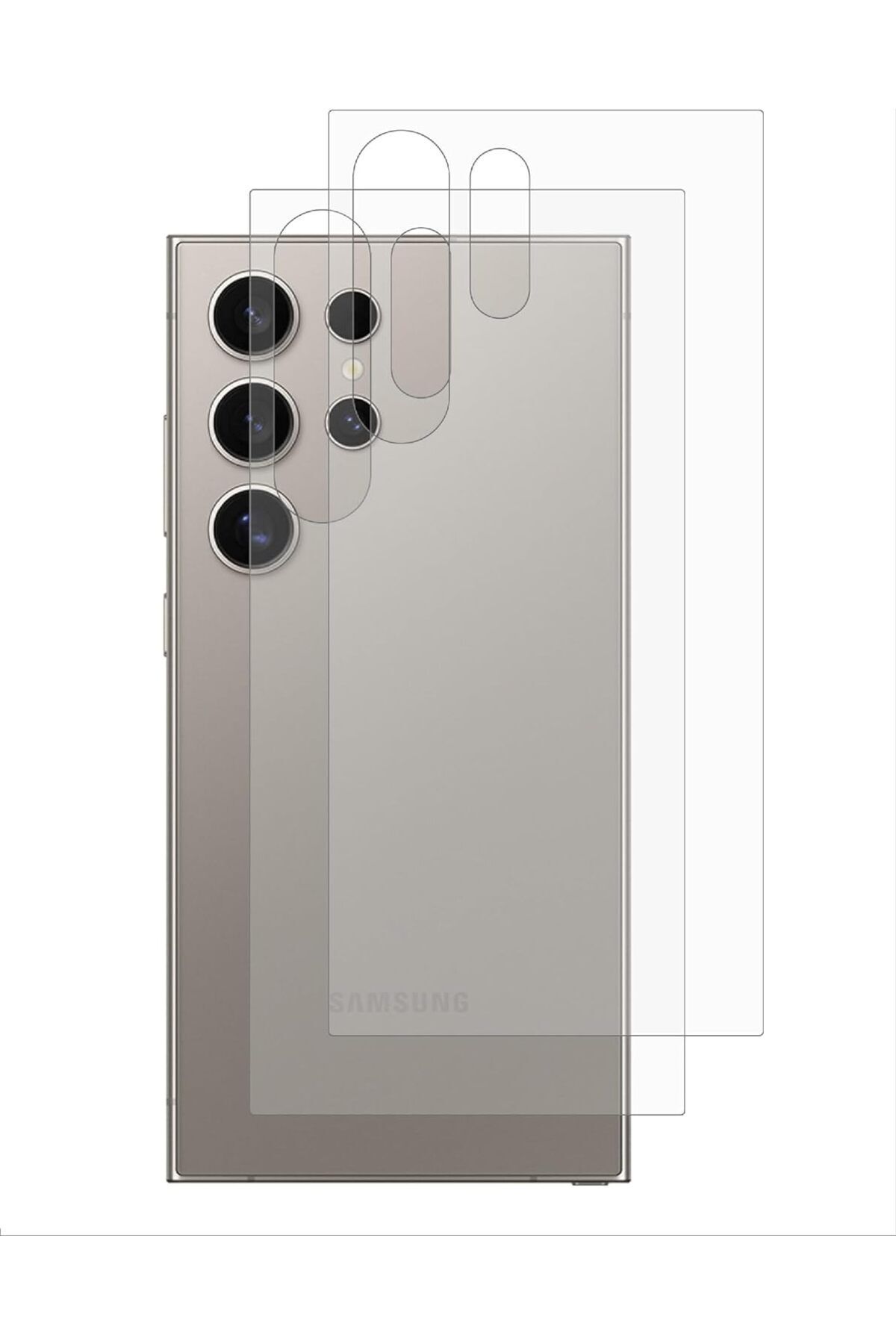 Hanedanev Samsung Galaxy S24 Ultra Nano Arka Cam Koruyucu -ince