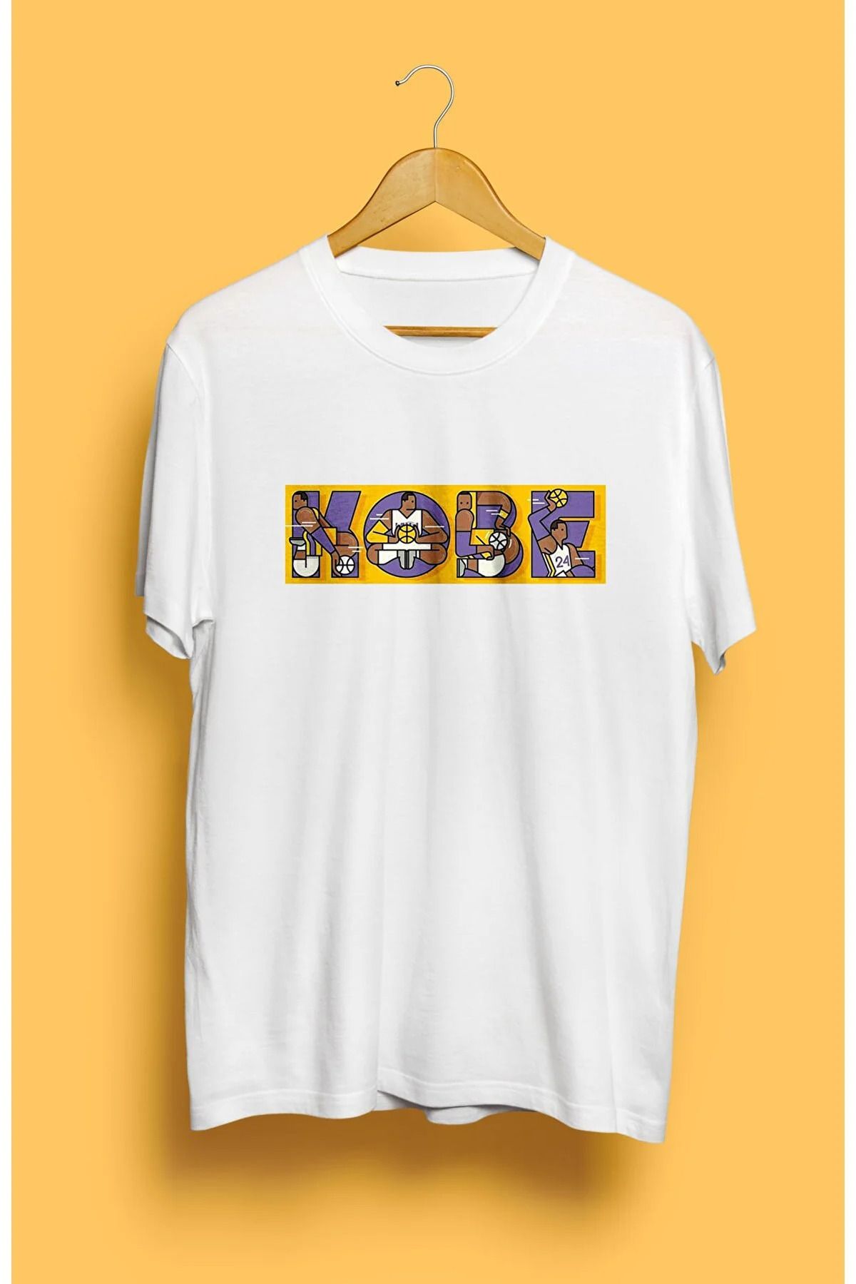 Evomind Basketbol Kobe Bryant Baskılı Unısex T-shirt