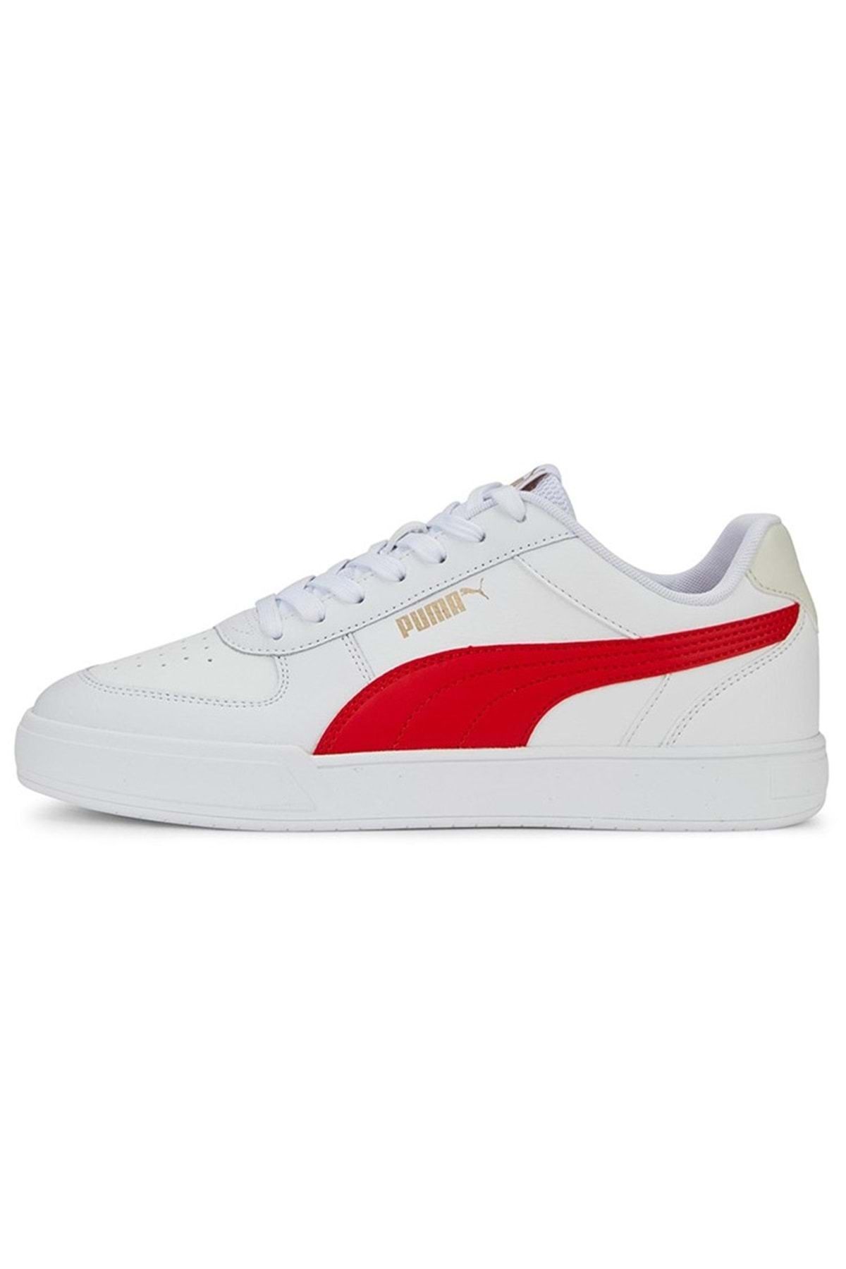 Puma Caven 380810-25 Erkek Spor Ayakkabı Beyaz-kırmızı