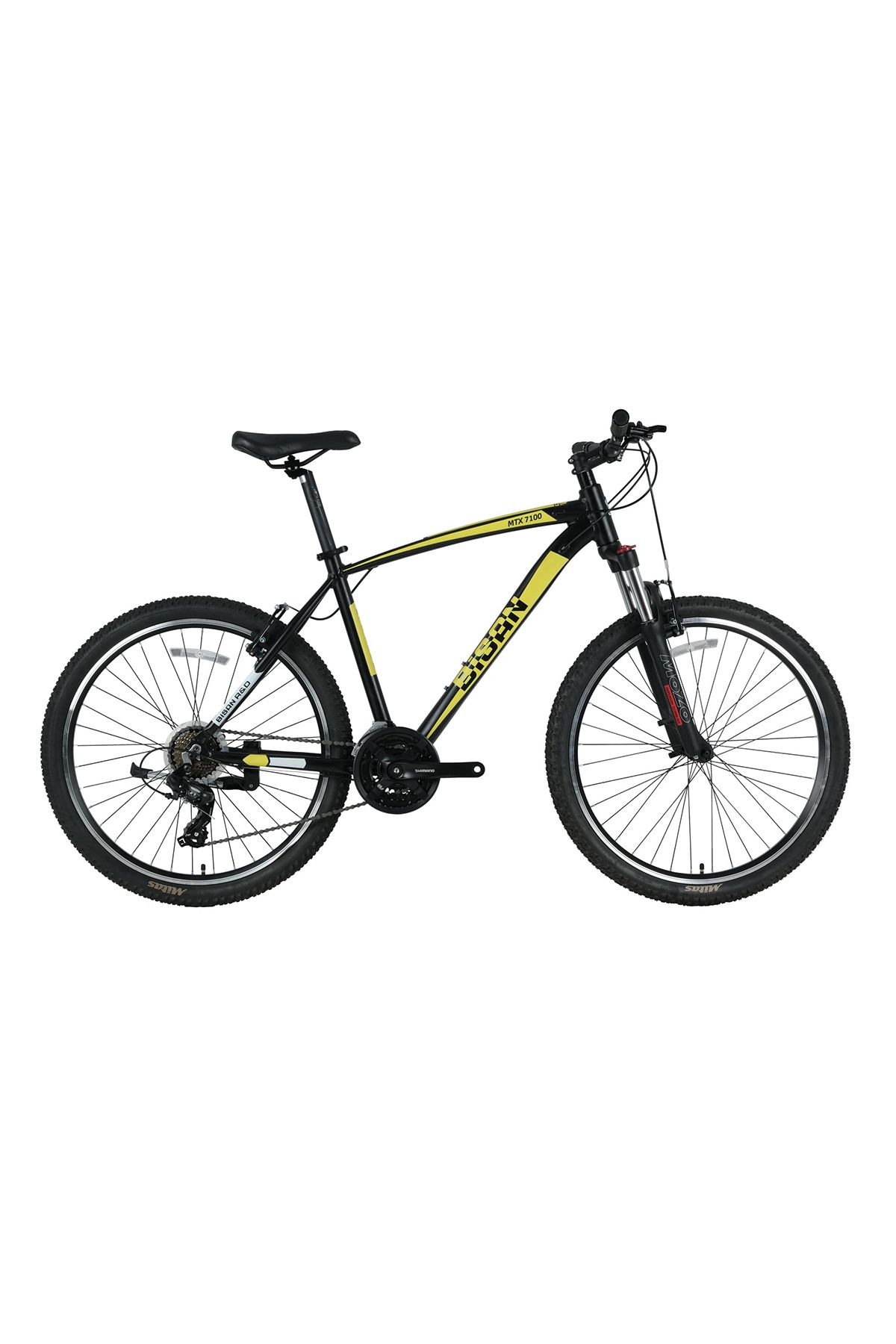 Bisan Mtx 7100 - 29 Jant Dağ Bisikleti 17' 43 cm (M) Kadro - Siyah Sarı