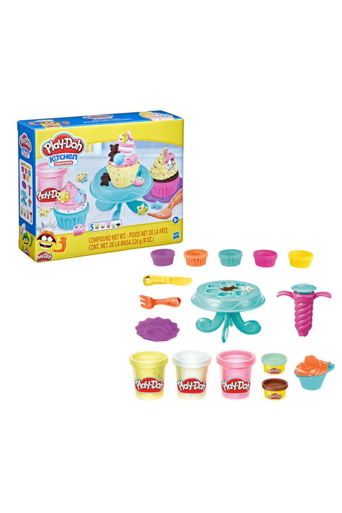 Play Doh Play-Doh Eğlenceli Mutfağım Oyun Seti Confetti Cupcakes F2929