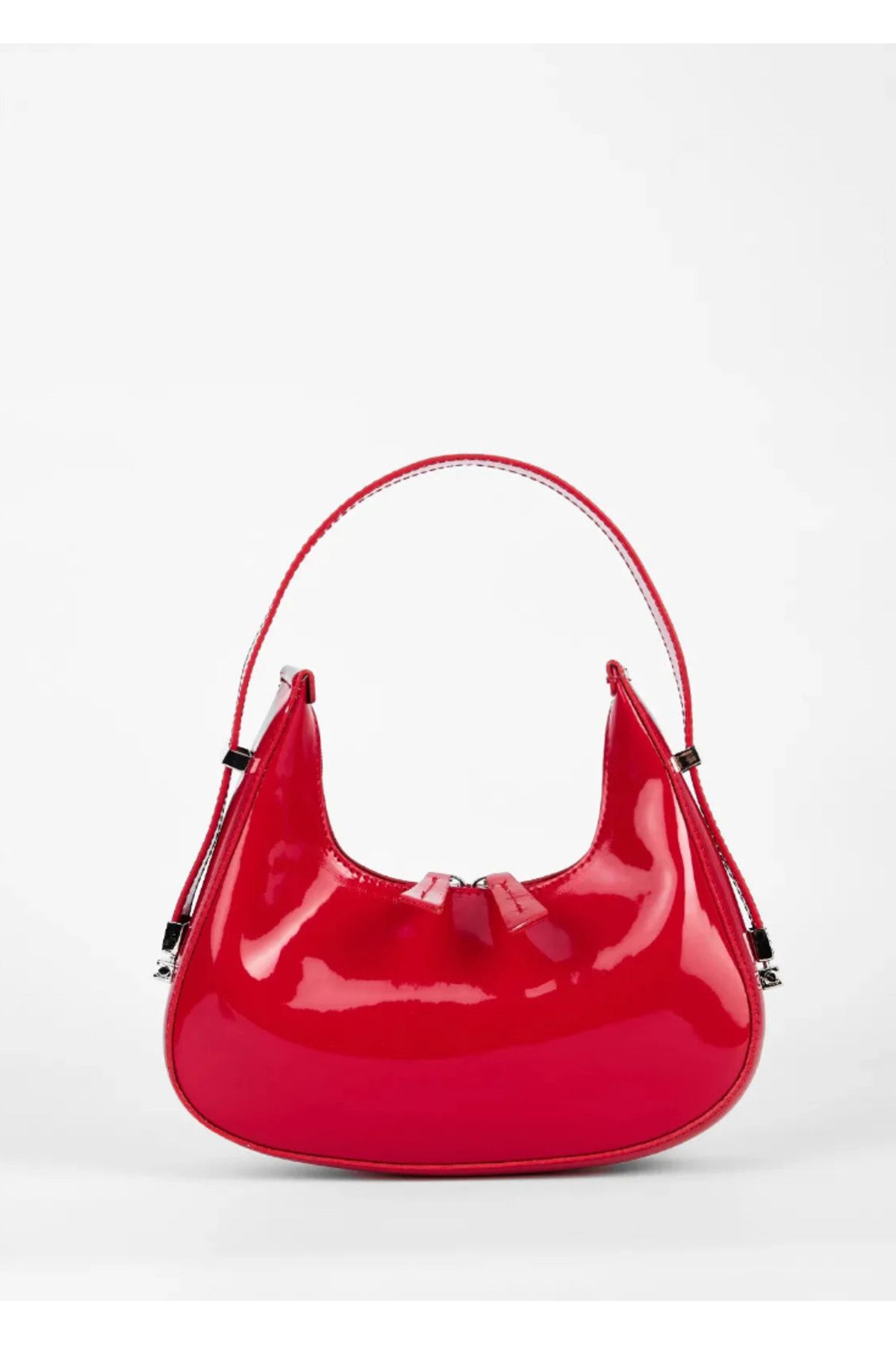 edaçanta Kadın el ve kol çantası , rugan kırmızı çanta
