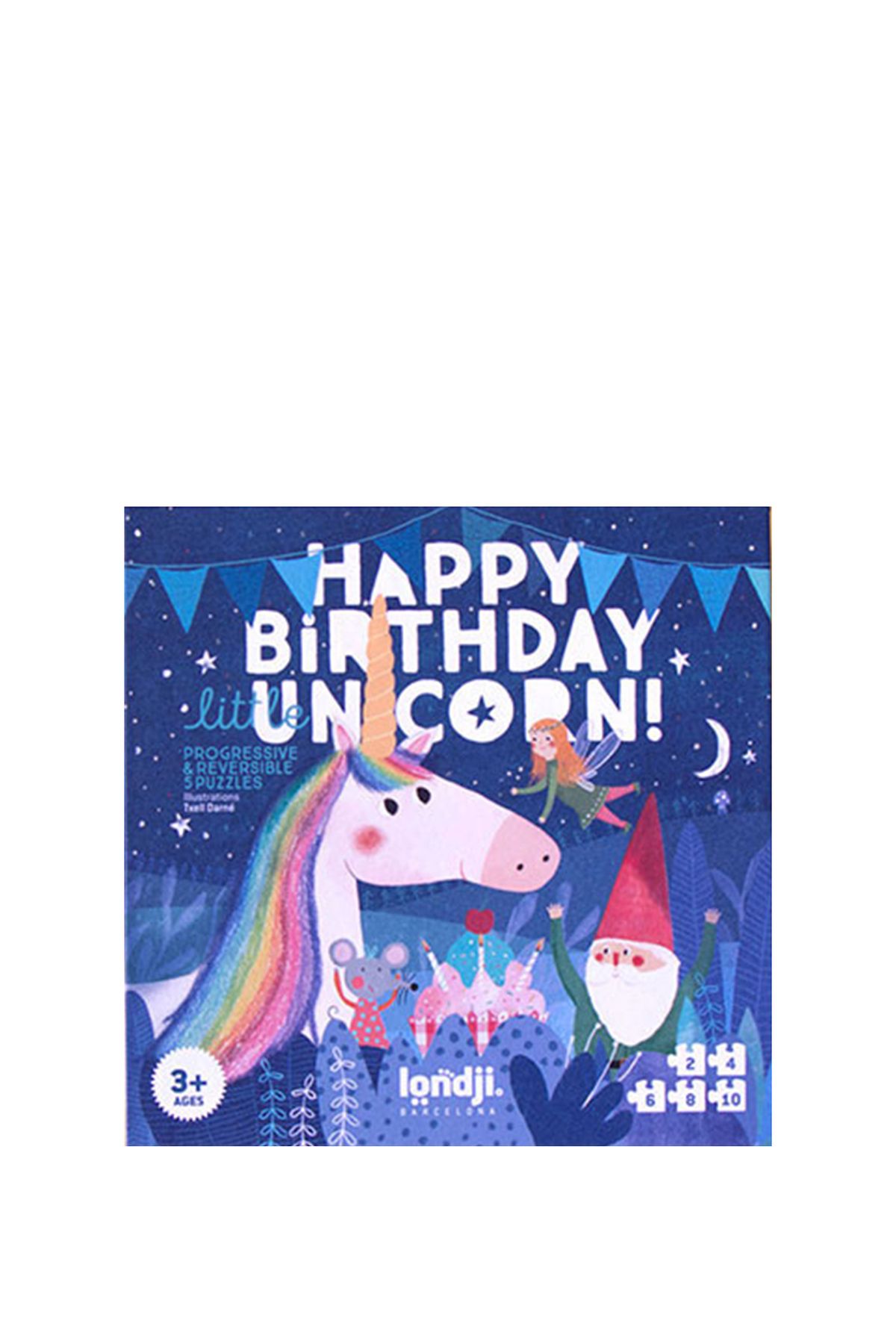 Londji Happy Birthday Unicorn Unisex Çocuk Puzzle