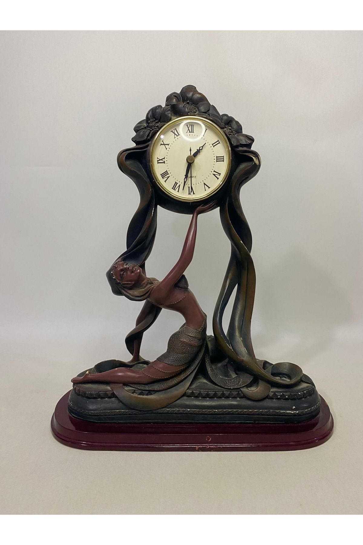 AntikHacı Vintage Tutya Şömine Saati