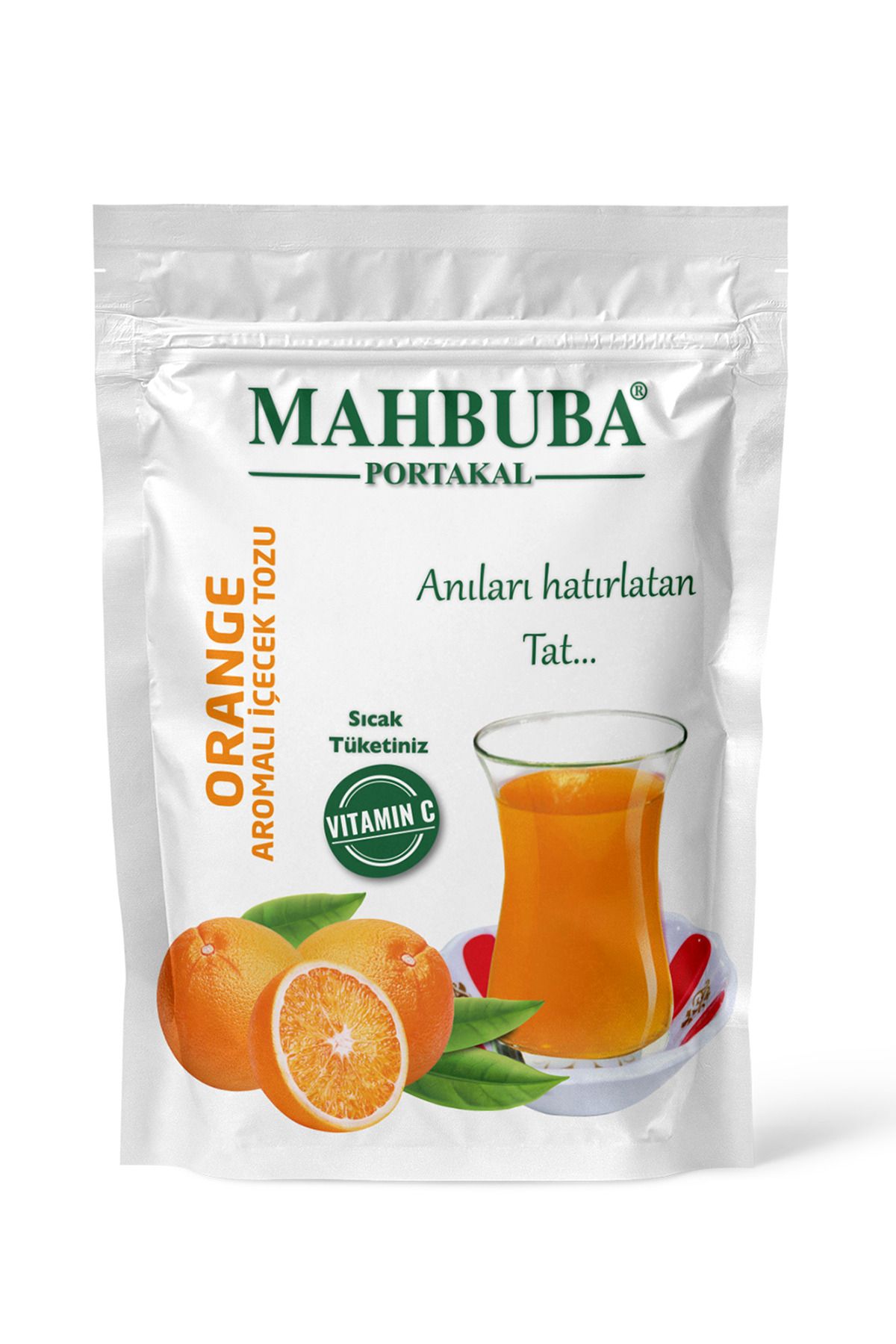 Mahbuba Portakal Aromalı Oralet Çayı İçecek Tozu 250gr Hot Drink Sıcak Tüketiniz