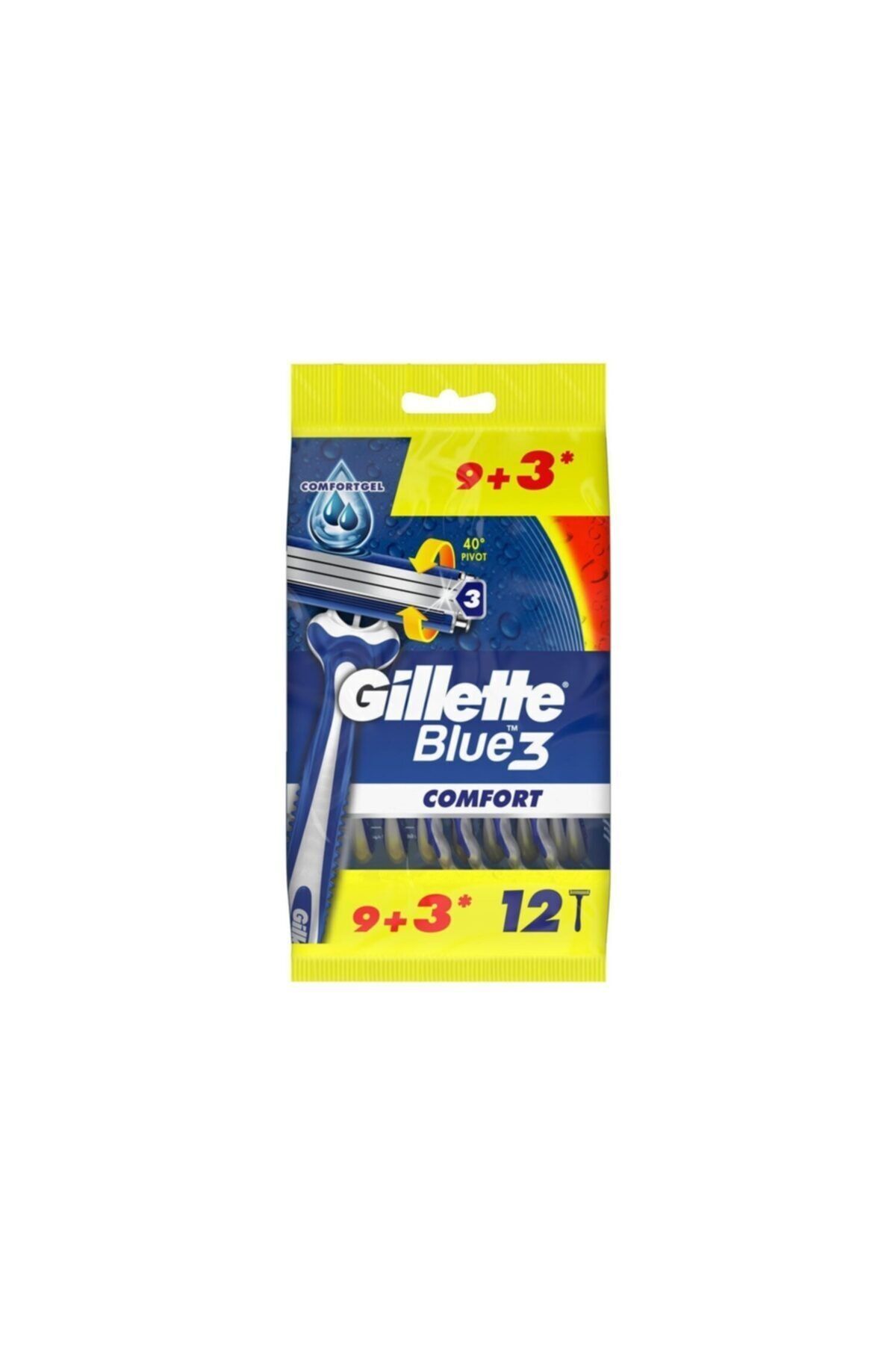 Gillette Blue III Comfort 12 Li Pşt