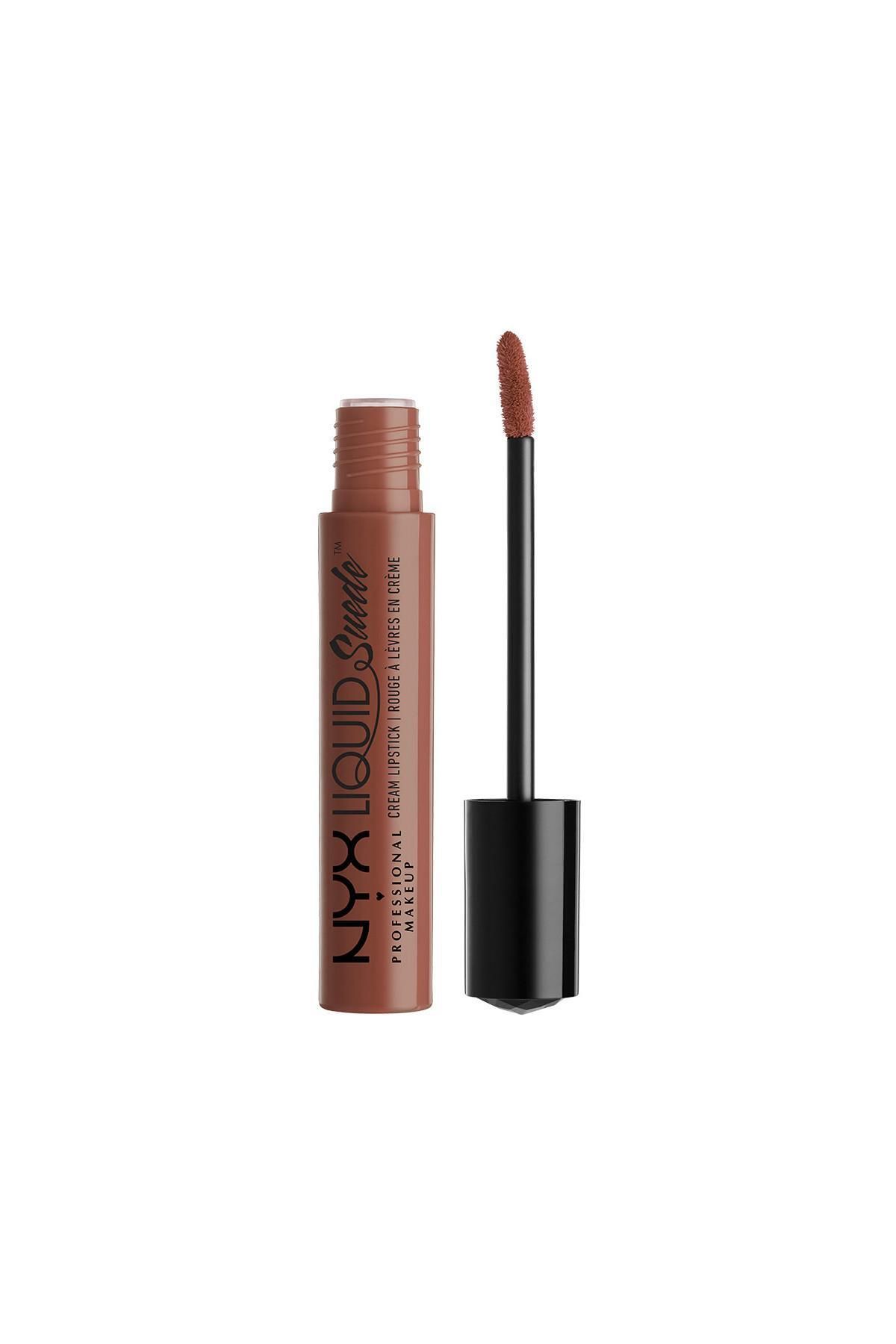 NYX Professional Makeup Uzun Süre Kalıcı Likit Ruj - Liquid Suede Cream Lipstick Sandstorm 800897840273