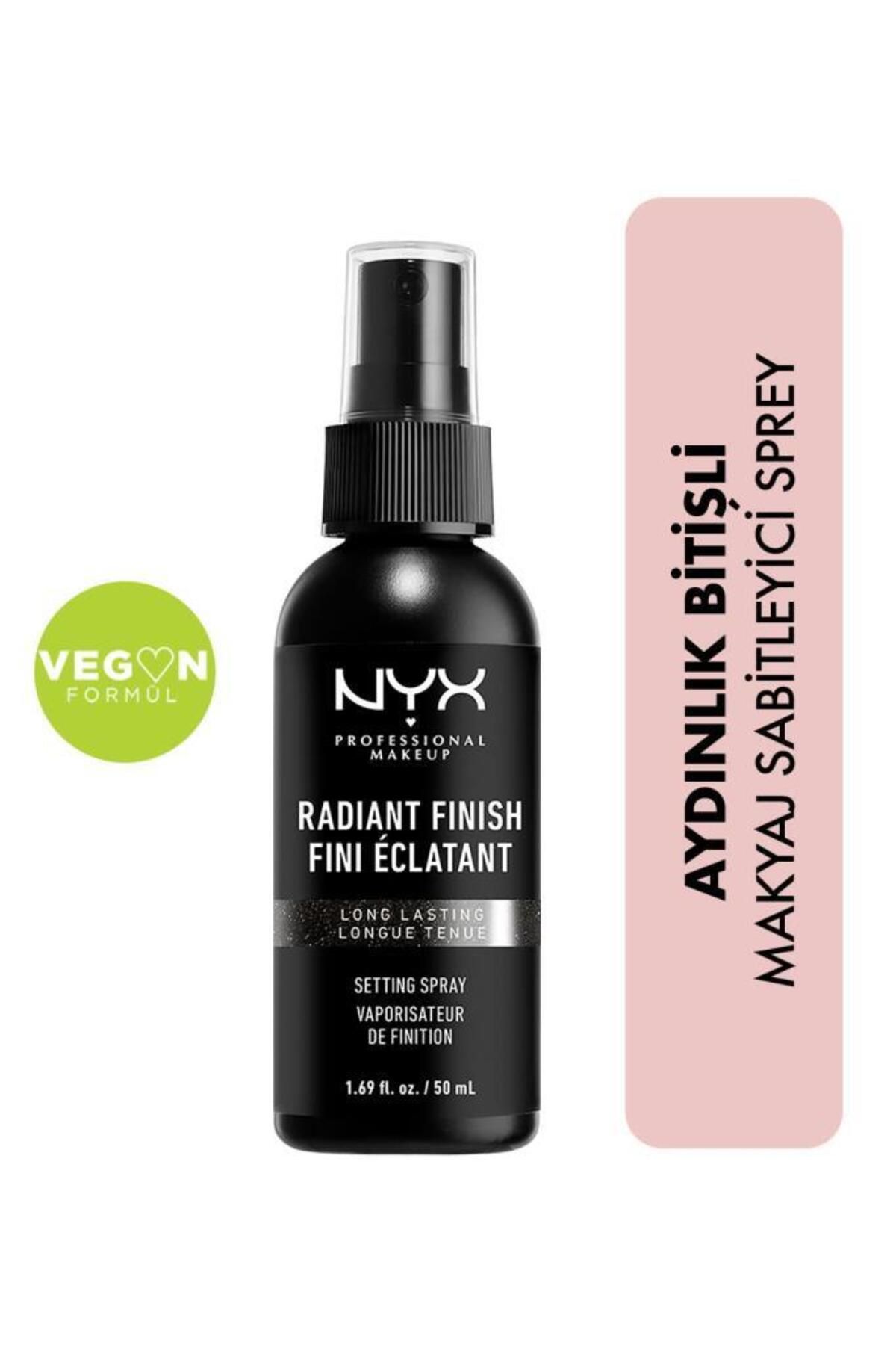 NYX Professional Makeup Radıant Fınısh Settıng Spray