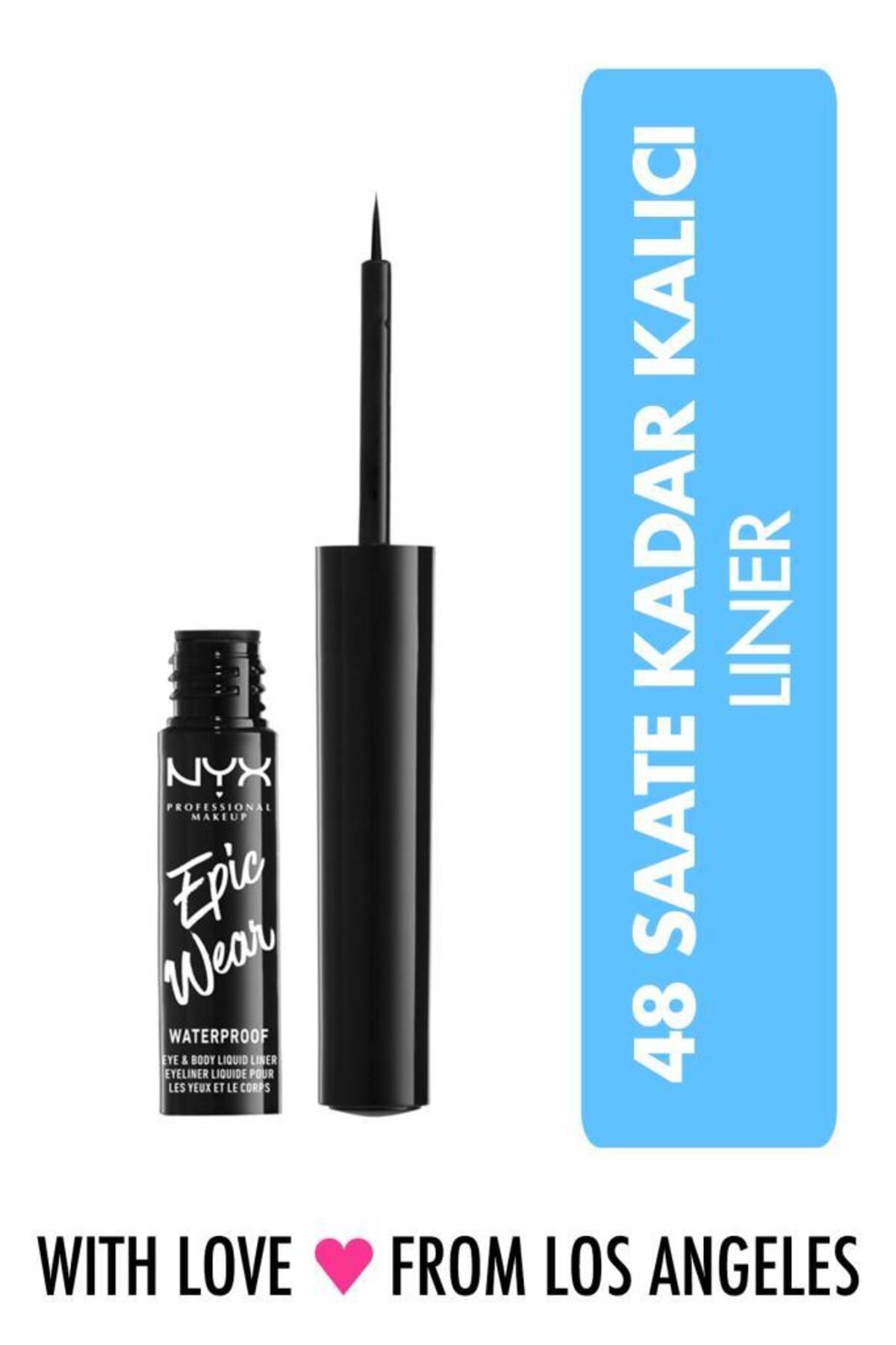 NYX Professional Makeup Epıc Wear Lıquıd Lıner 01 - Black