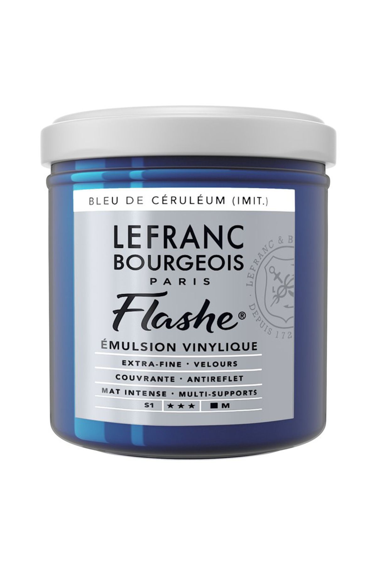 Lefranc Bourgeois Flashe Akrilik Boya 125ml Cerulean Blue Hue 065 S.1