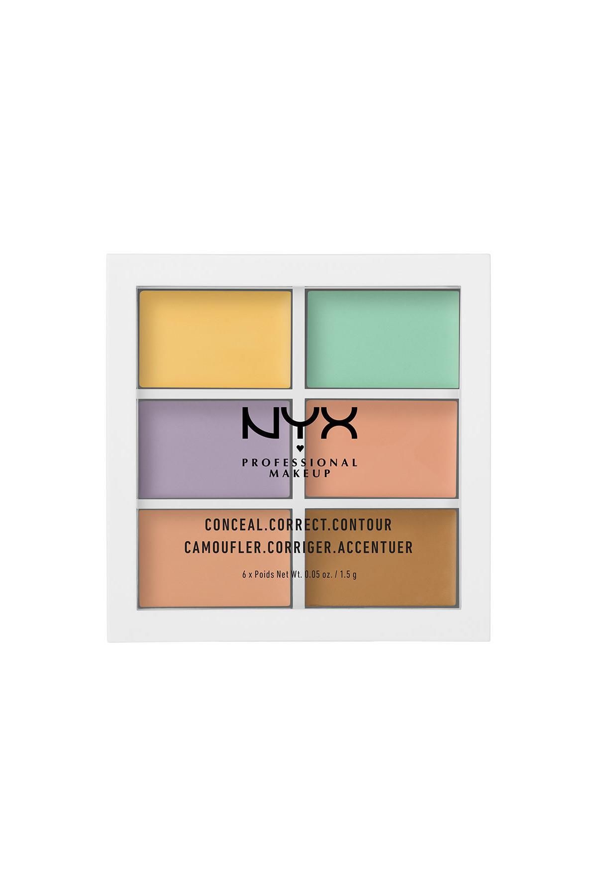 NYX Professional Makeup Kontür Paleti - Color Correctiong Palette 63 g 800897834722