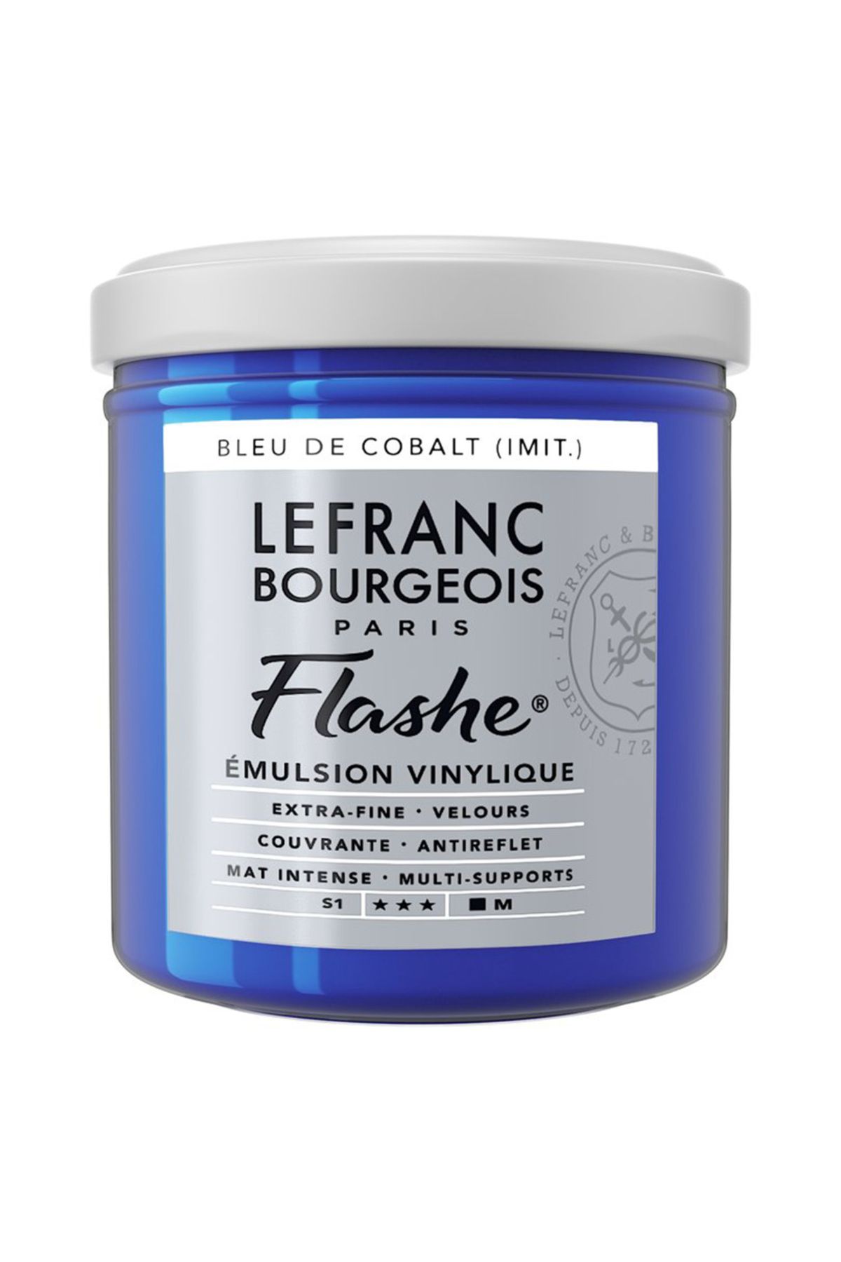 Lefranc Bourgeois Flashe Akrilik Boya 125ml Cobalt Blue Hue 064 S.1