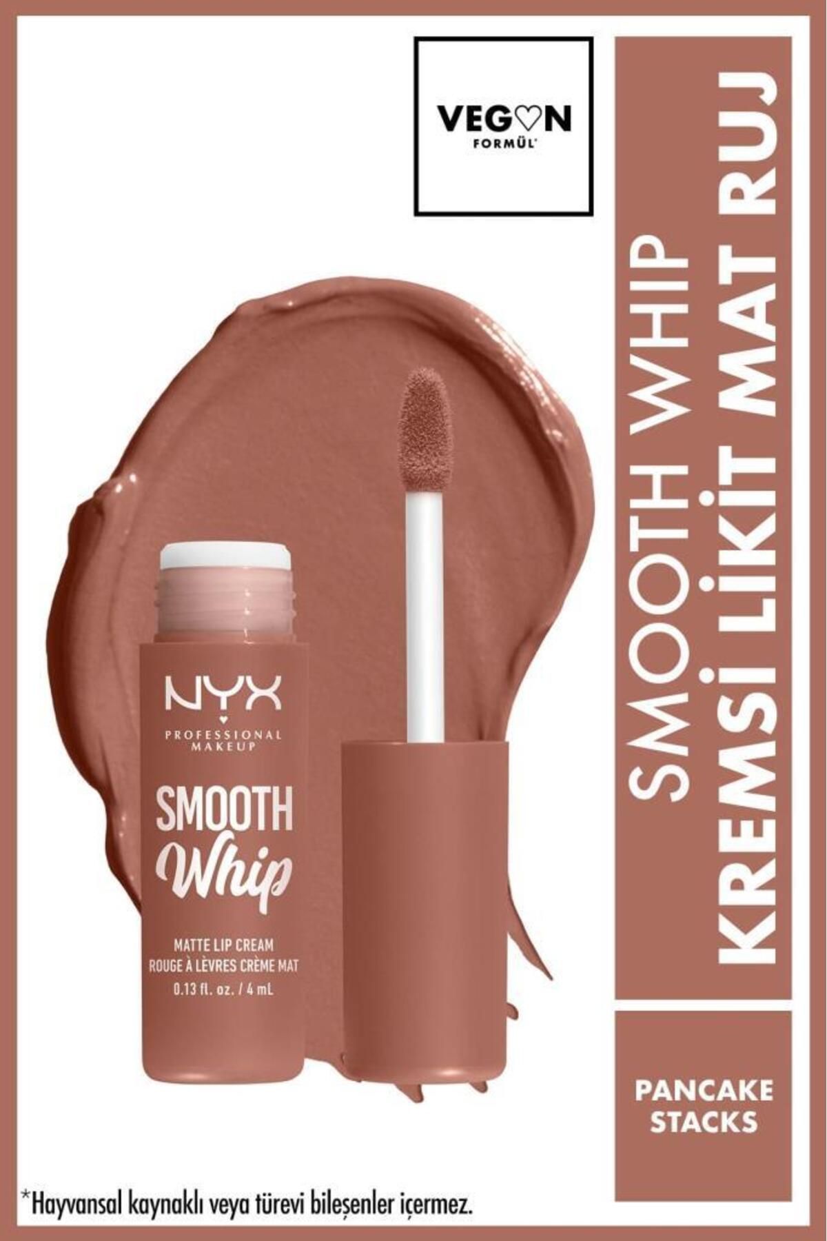 NYX Professional Makeup Smooth Whip Kremsi Likit Mat Ruj - Pancake Stacks
