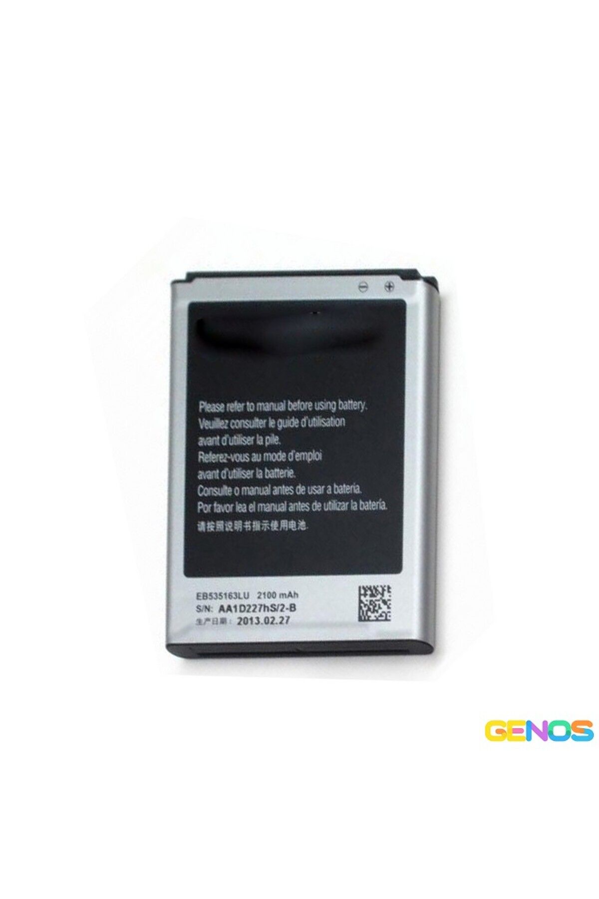 Genos Samsung Galaxy i9060 Grand Neo Uyumlu 2100 MAh Batarya (SN805319)