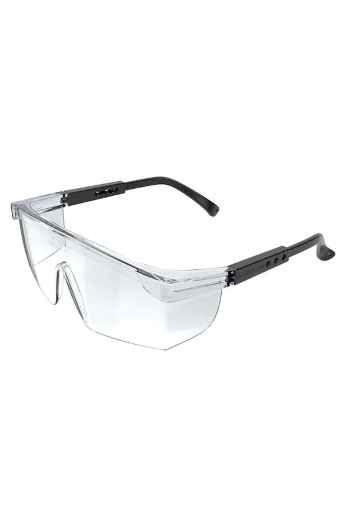 Go İthalat Korumalı Laboratuvar Gözlüğü Şeffaf Ayarlanır İş güvenlik Gözlüğü CE Sertifikalı (4199)